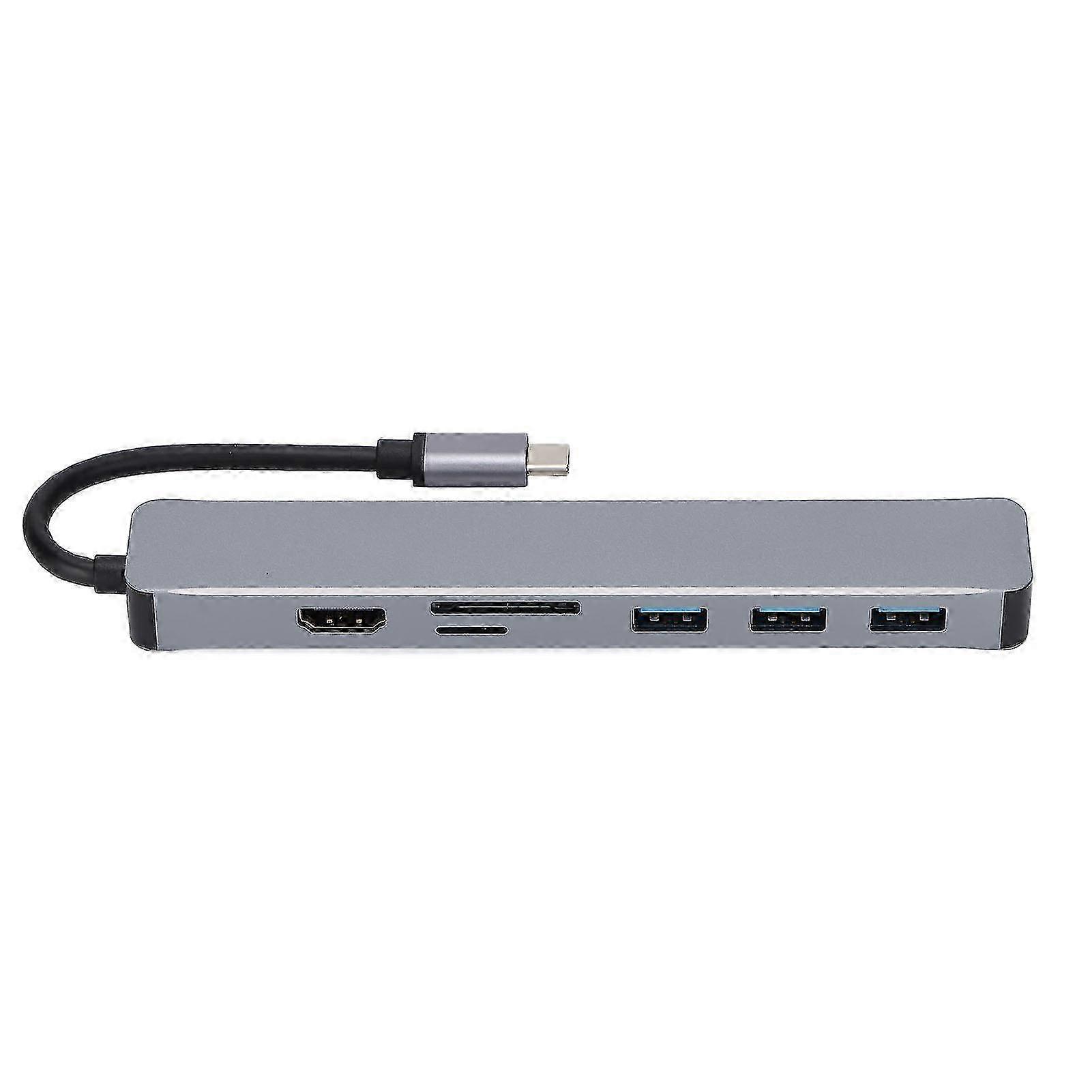 Docking Station Type C to High Definition Multimedia Interface USB.3.0 7 in 1 Expansion Dock z