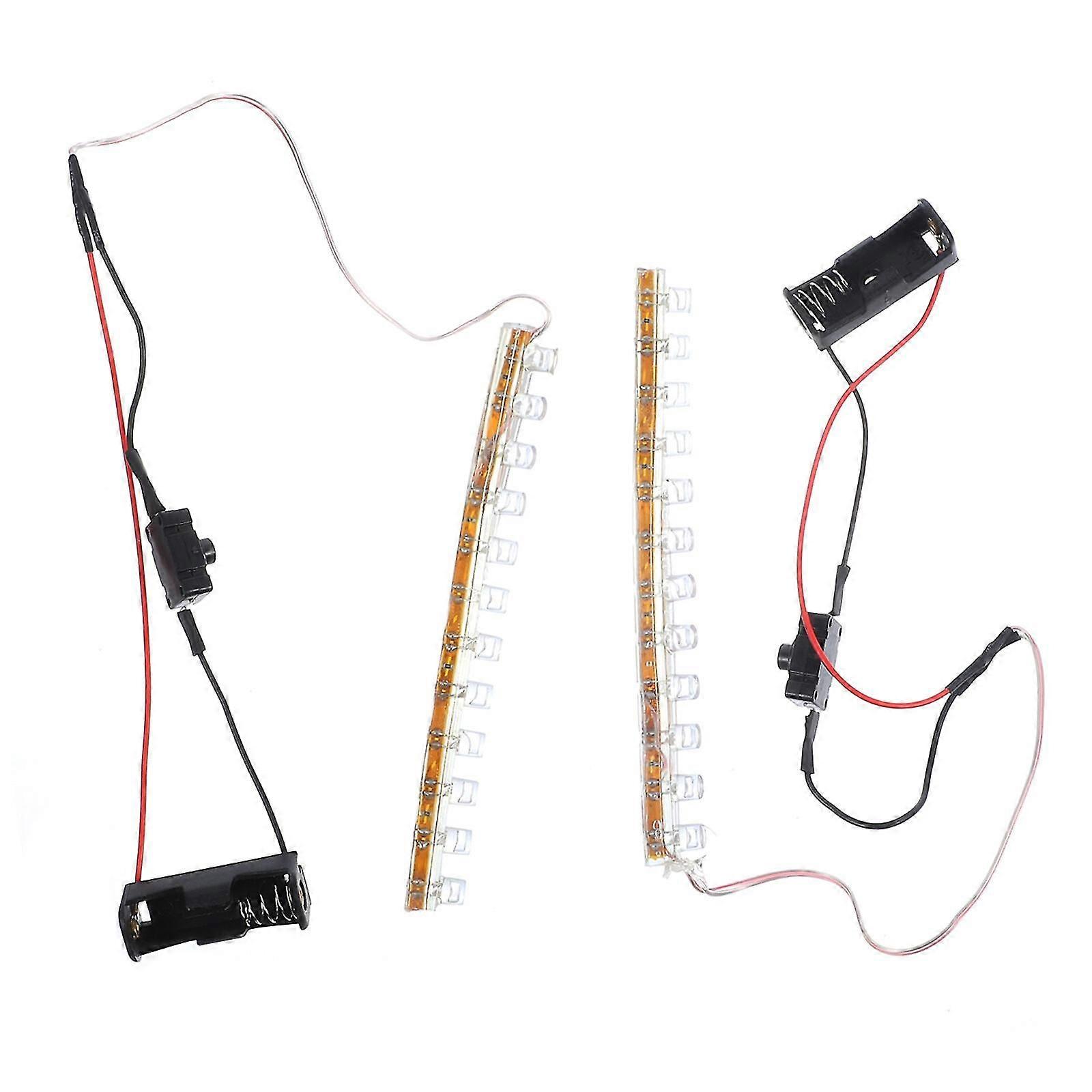 2pcs 12cm Led Light Bar For Roller Inline Roller Skates (blue Light)