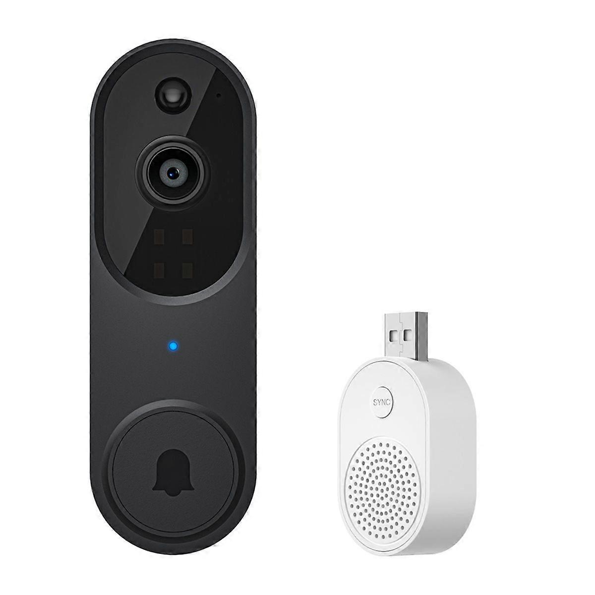Wireless Video Doorbell Camera, AI Human and Motion Detection, 2 Way Talk, Cloud Storage, Indoor/Out