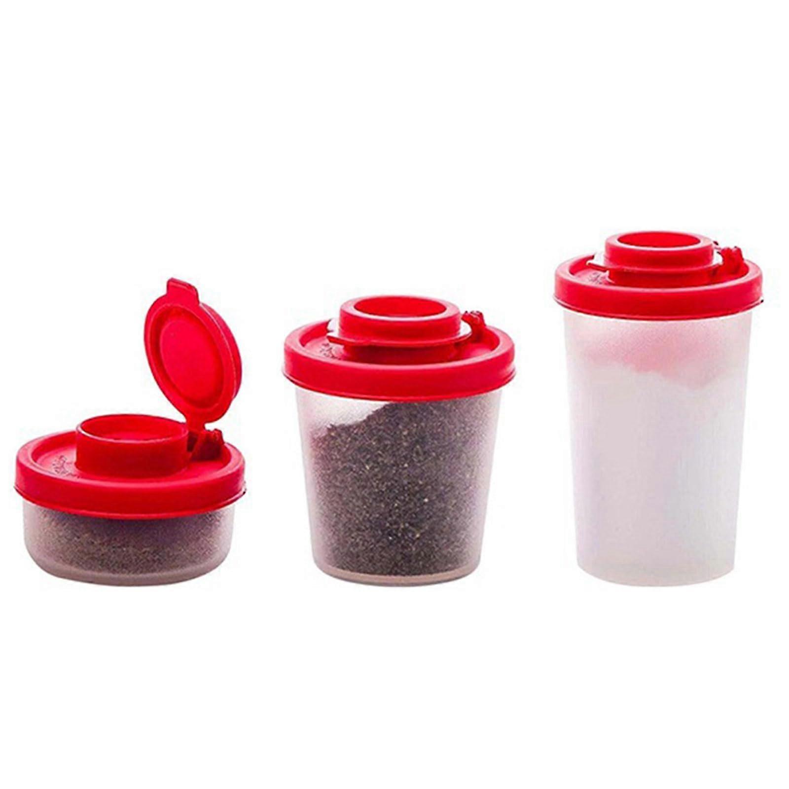 Salt And Pepper Pots Handy Holder MultiFunctional Seasoning Storage Bottle Versatile Container