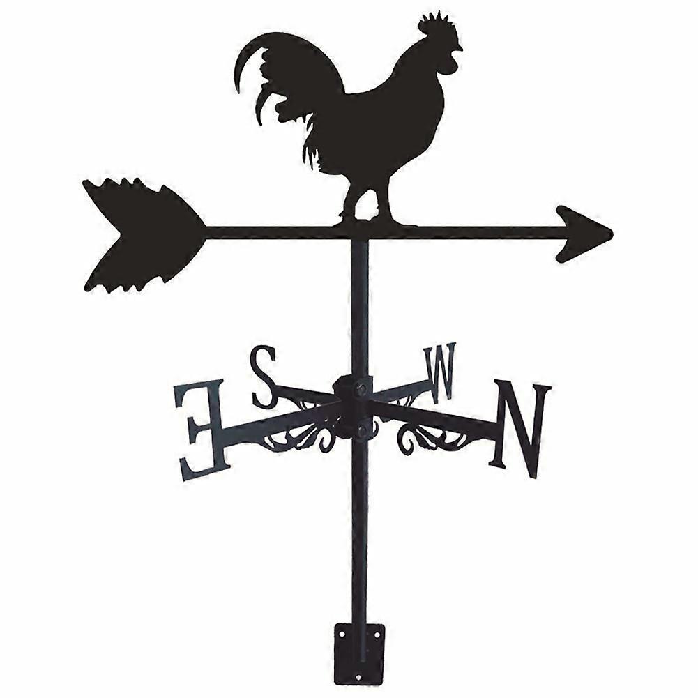 Rooster Cockerel Weather Vane Silhouette Wind Vanes Indicator
