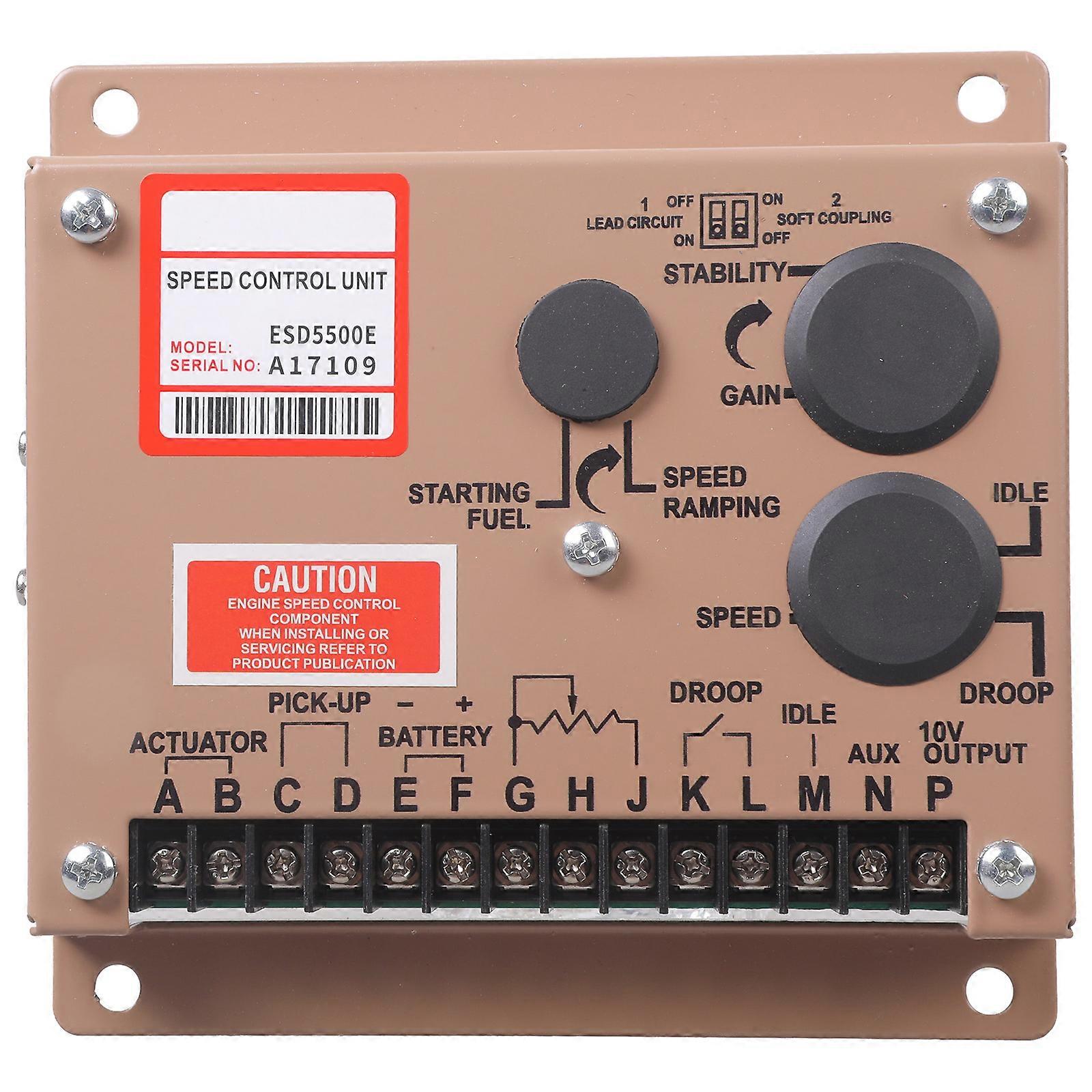 ESD5500E Speed Governor Electronic Speed Control Module for Various Diesels Generator Models, Stable Generator Operation Multicolor