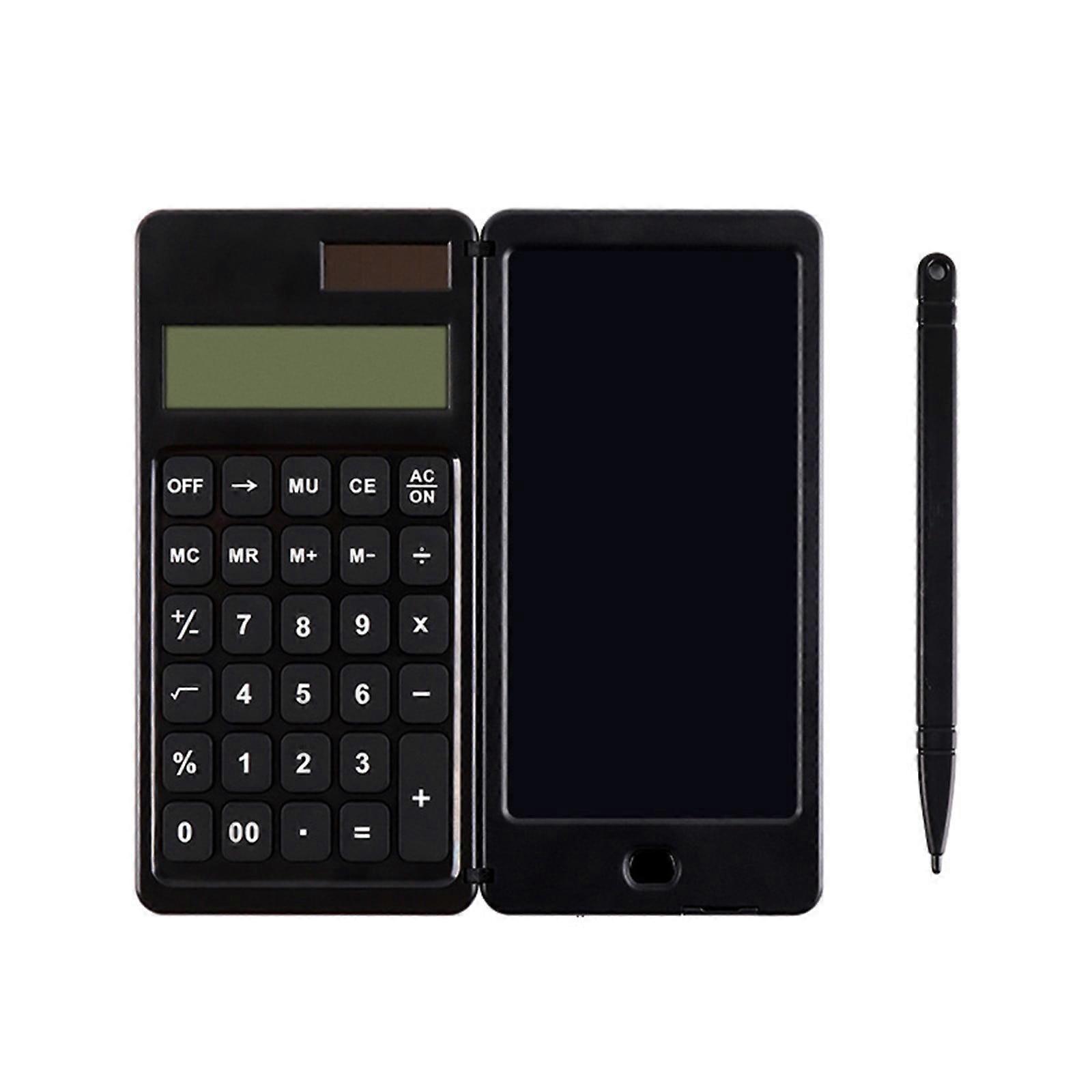 Portable Calculator with Large LCD, Solar/Battery Power, Sensitive Buttons, Standard Functions for Office, Home, School