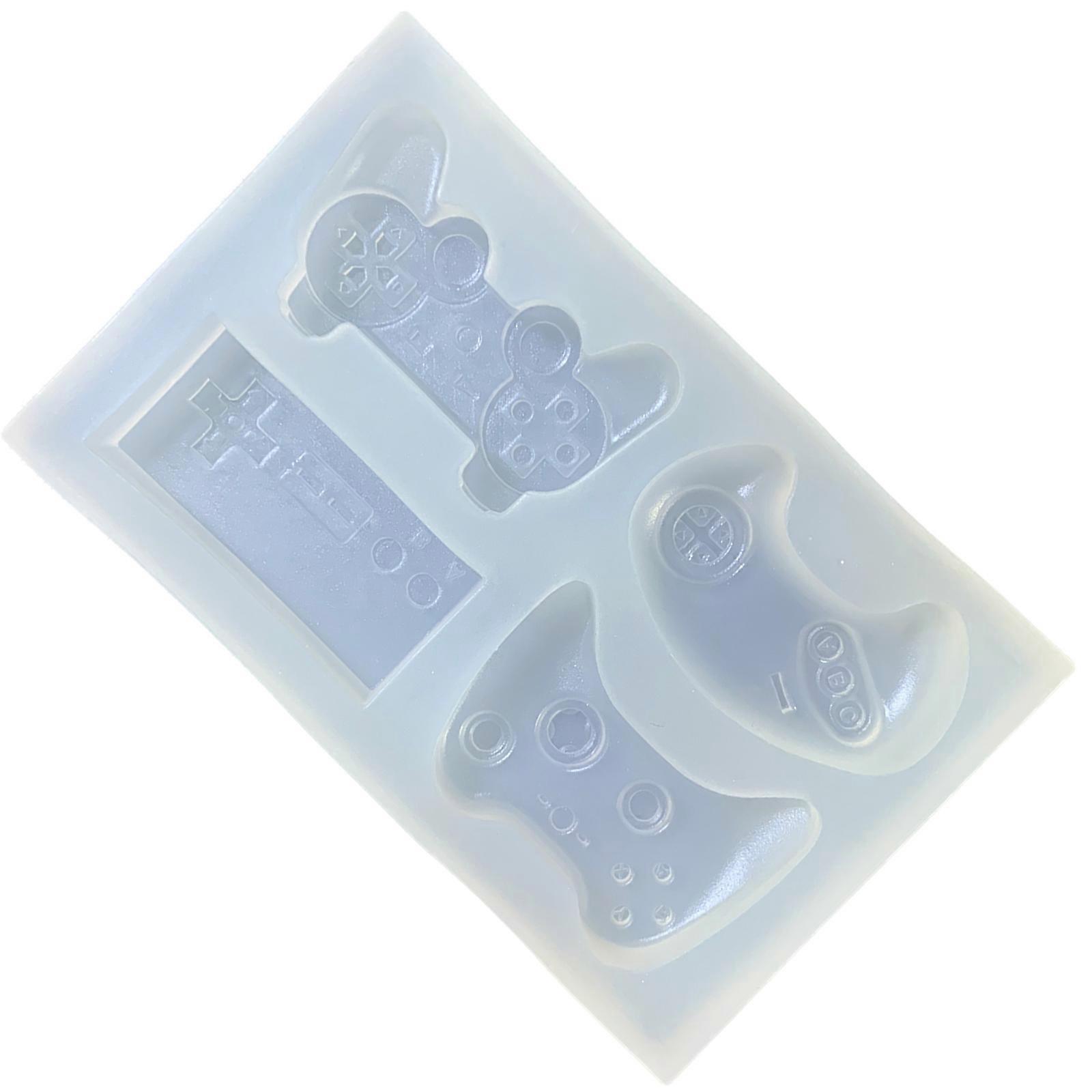 Flexible Silicone Mold Chocolate Moulds Game Controller Shape Crafting Moulds Resin Craft Molds Perfect for Hand-Making Multicolor