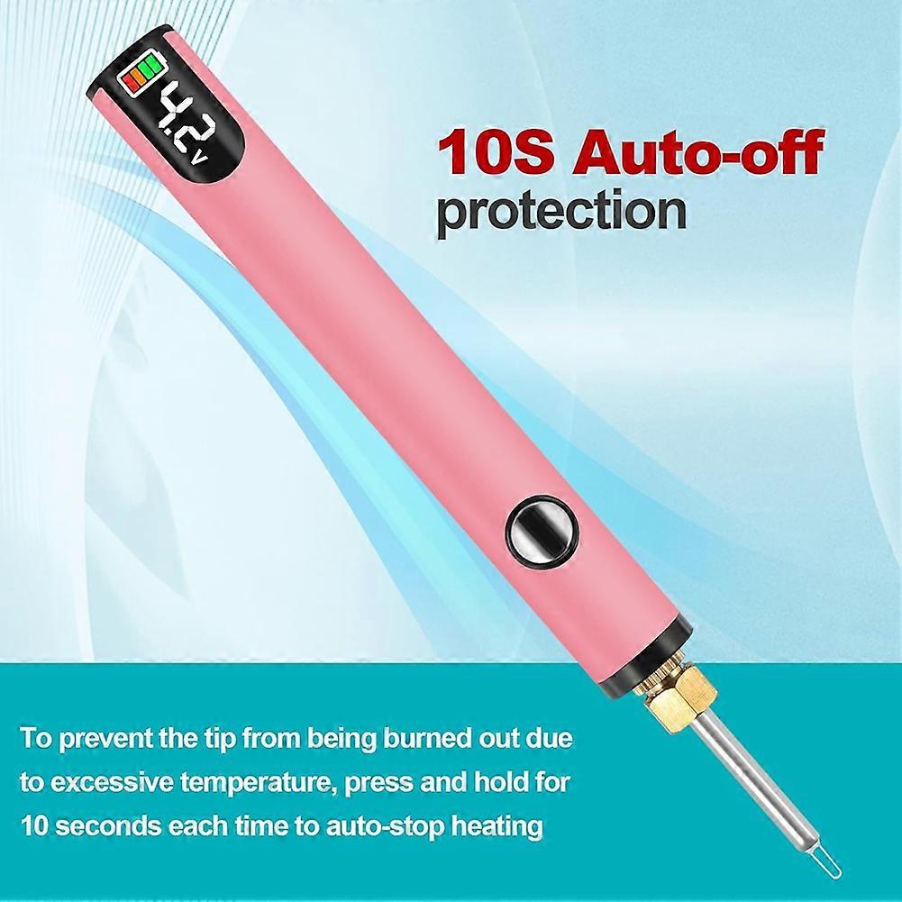 Rechargeable Thread Burner Kit for Jewelry Making,Digital Thread Zapper Tool,Leather Craft,Sewing,Weaving & Stringing C