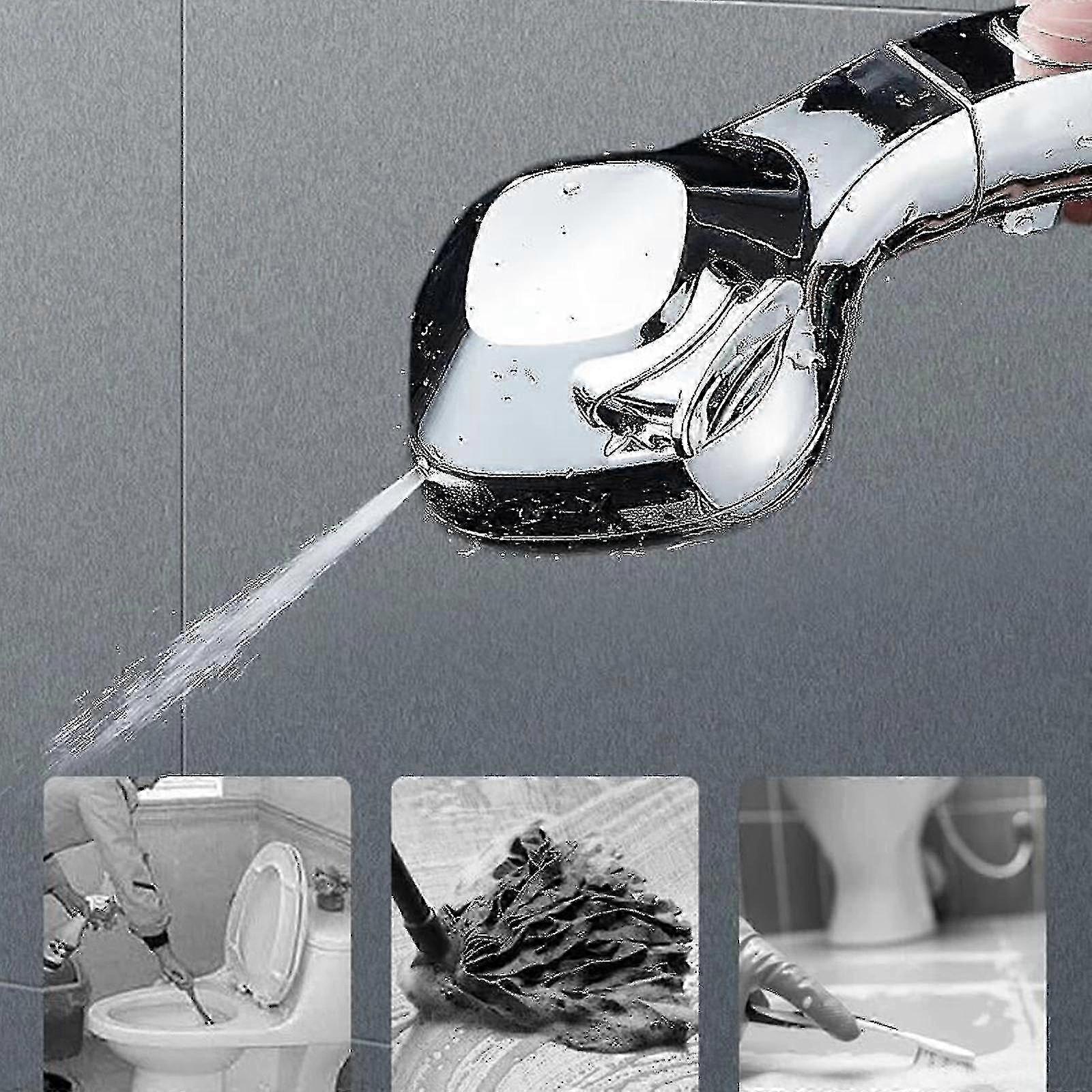 4-Speed Adjustable Handheld Shower Head - High Pressure, Water Saving, One-Button Water Stop