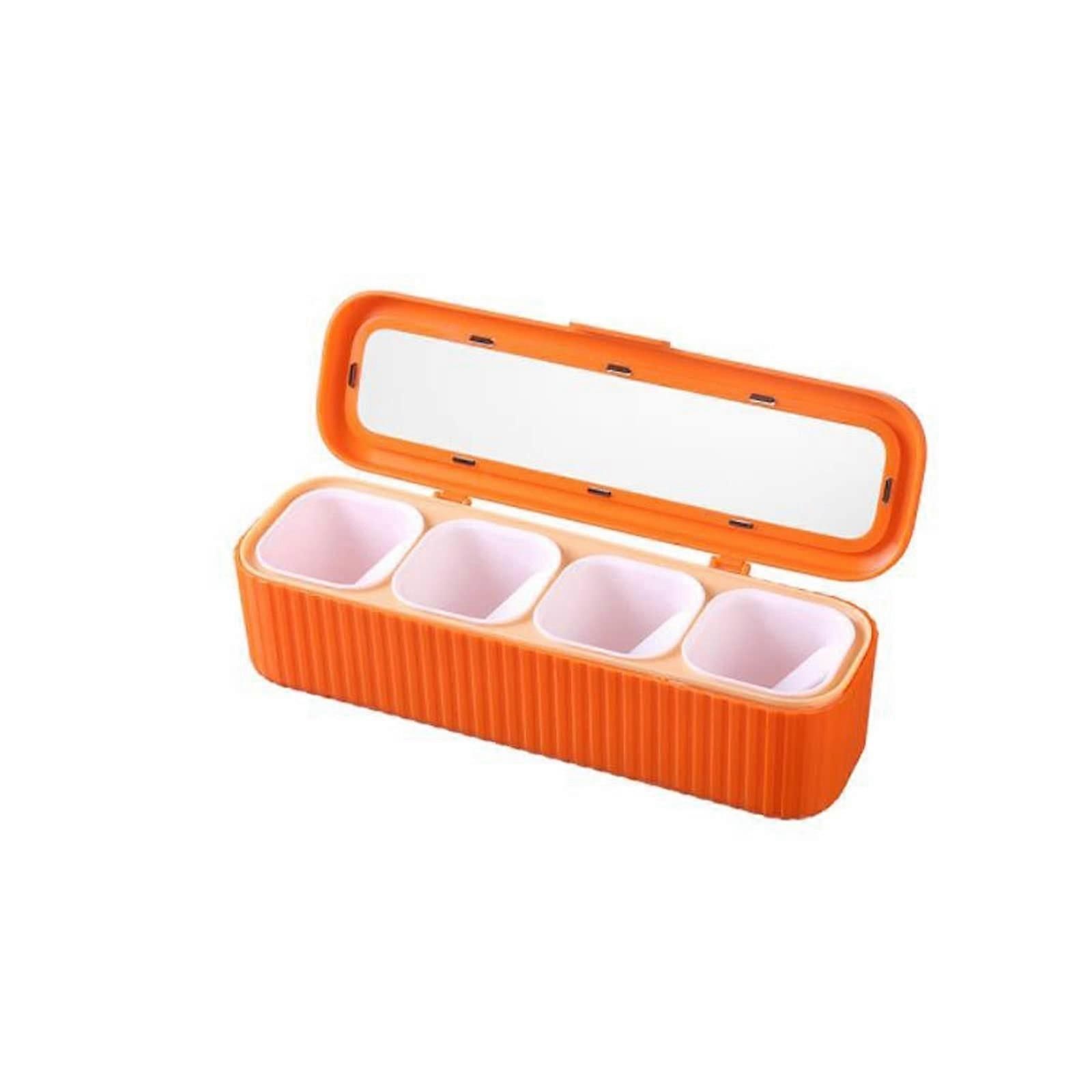 Sugar Bowl with Lid and Spoon, Moistureproof Spice Container for Kitchen Salt and Pepper Storage