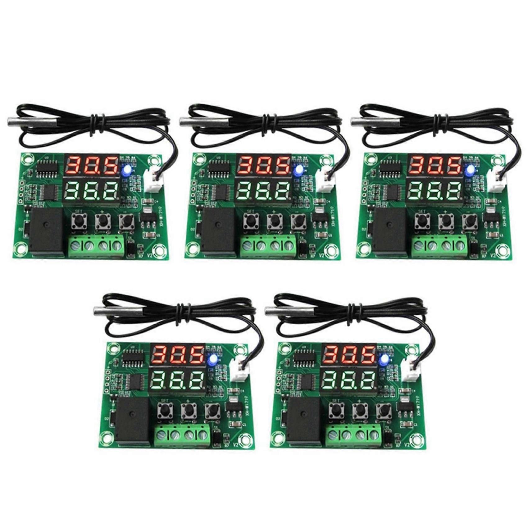 5X DC12V XH-W1219 High Quality NTC Sensor Switch Regulator Sensor Module Temperature Controller Thermostat