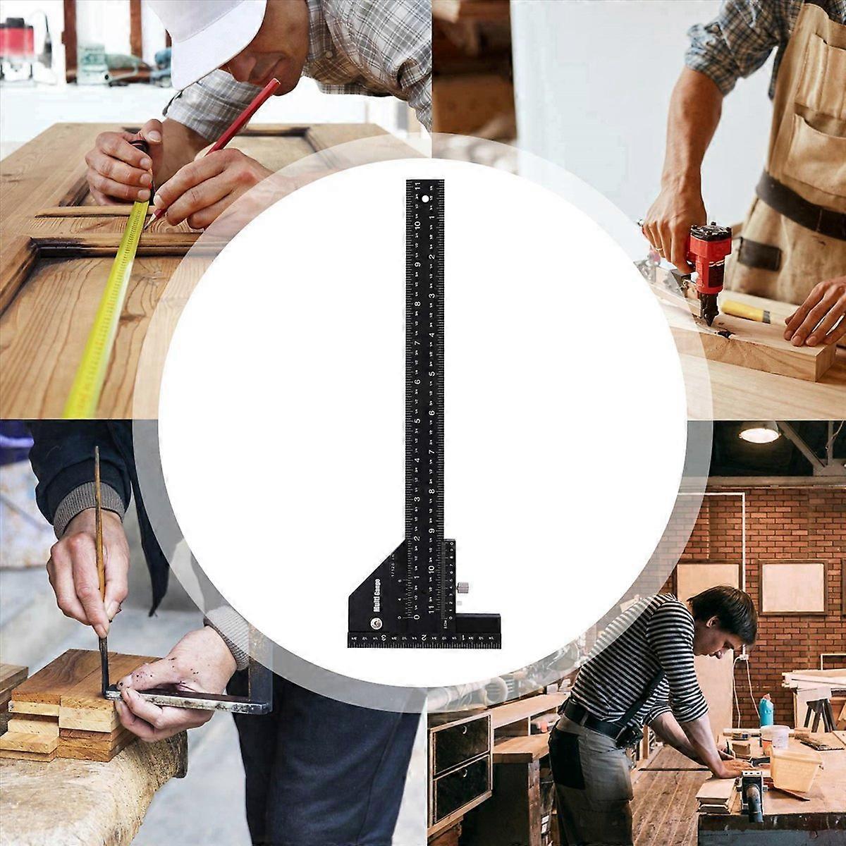 Multi Gauge Woodworking Multifunctional Ruler,Angle Woodworking Tools