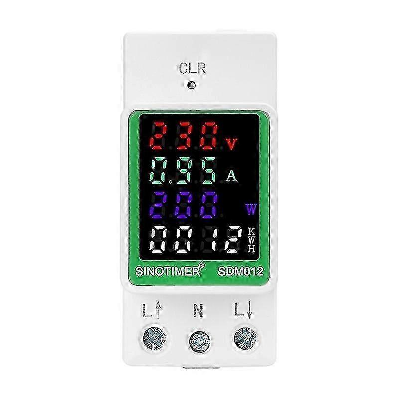 New Sinotimer Din Rail Ac Digital Display Current Voltage Power Electricity Multi-function Tester