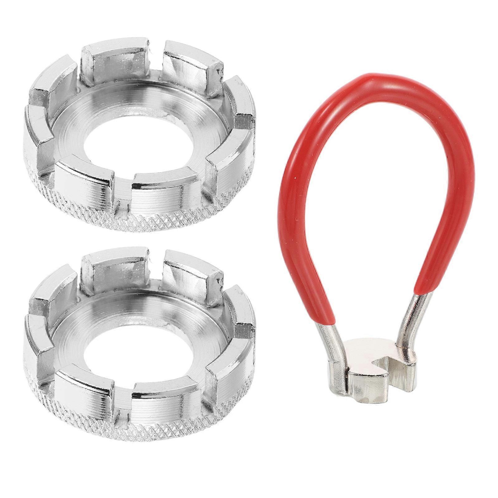 Bikes Spoke Wrench for Precise Wheel Alignment 3Pcs Bicycle Rim Truing Tool