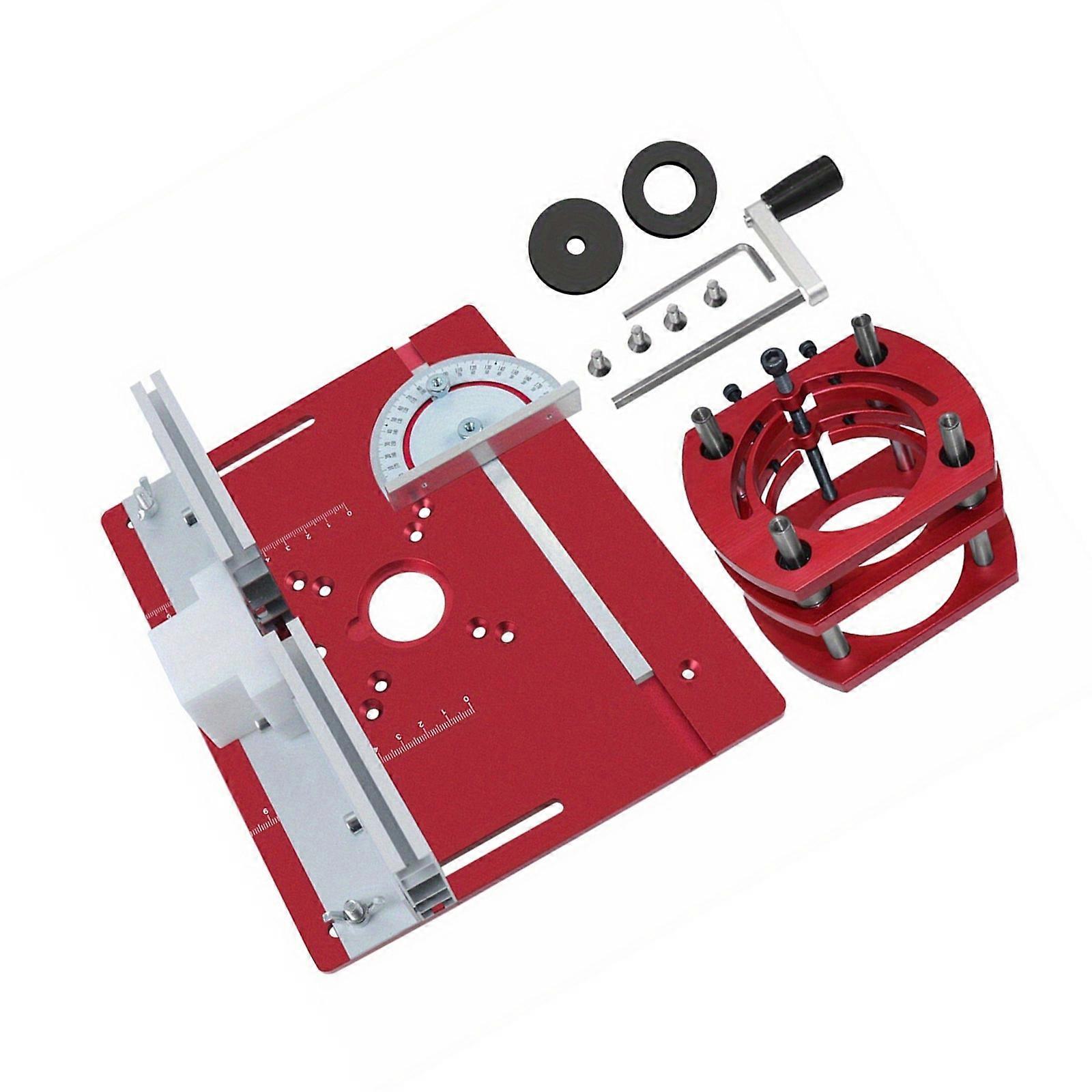 Router Lift Kits Manual Lifting Router Lift Systems Kits Router Insert Base Plate Router Lift Systems Router Woodworking  Red