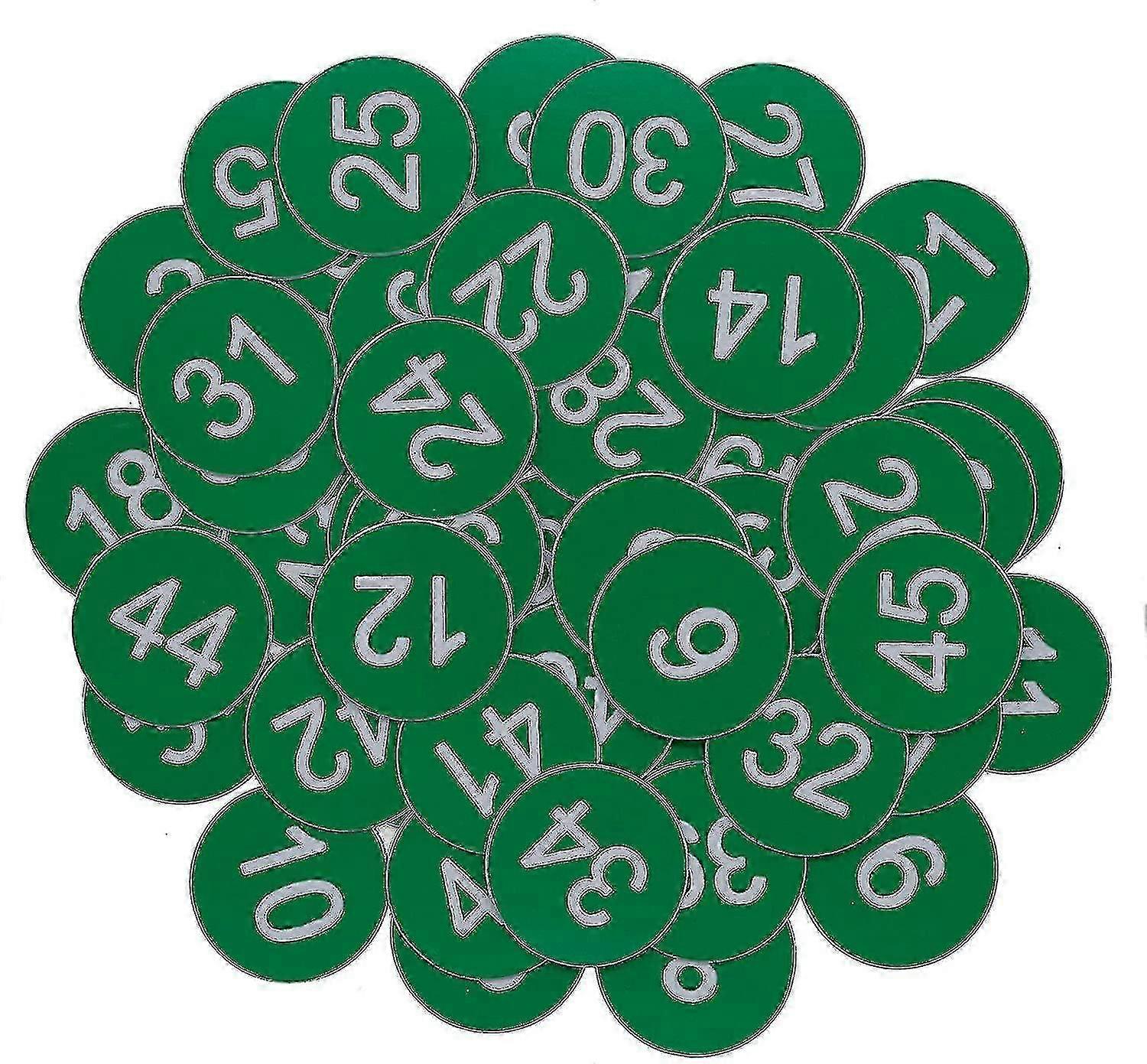 Plastic Identification Tags with Custom Numbers compatible with Industrial Use