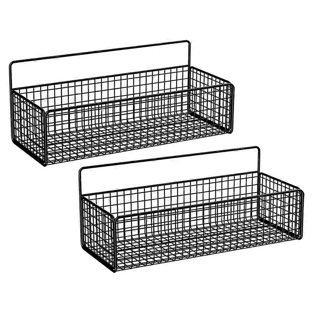 Shower Basket Organizer Iron Rack for Storage Use 2Pcs Bathroom Shelf