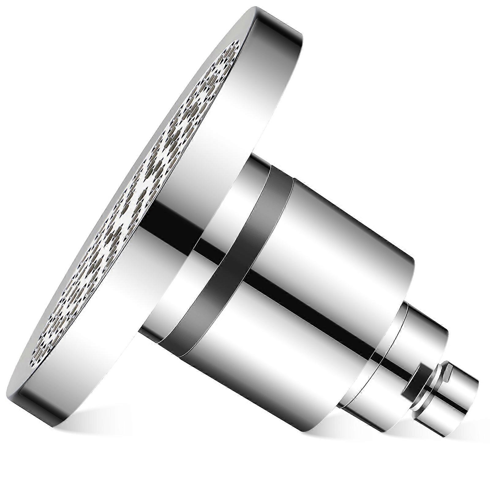 Hard Water Softener Shower Head with Filter Function Silver ABS