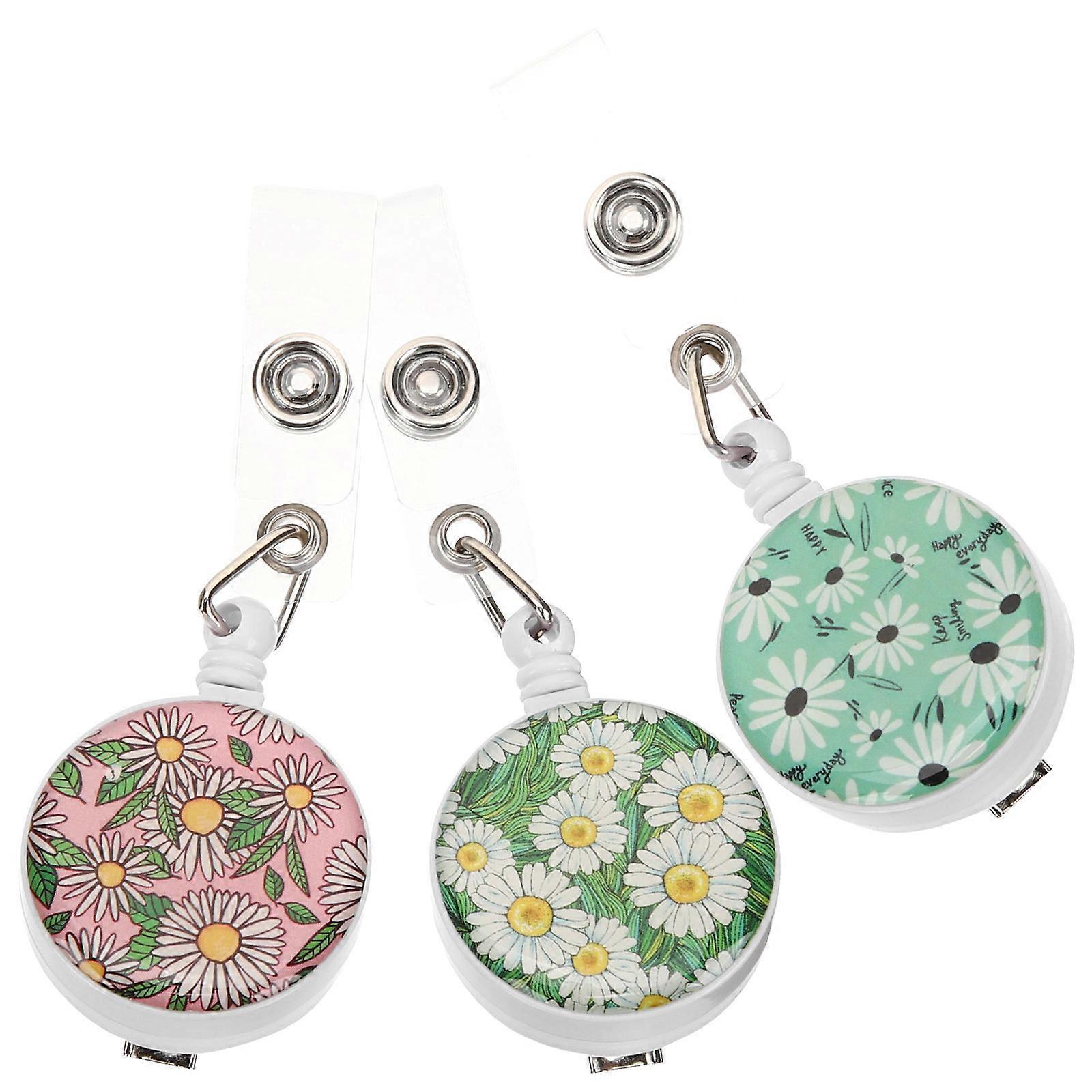 Rotating Badge Clip Convenient Badge Holder for Daily Use 3Pcs Pack