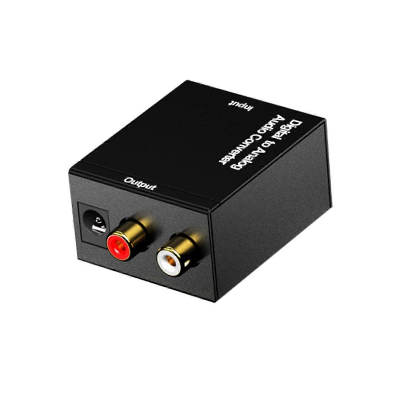 Digital to Analog Audio Converter Switch Box Optical to AV Coaxial Adapter Easy Install