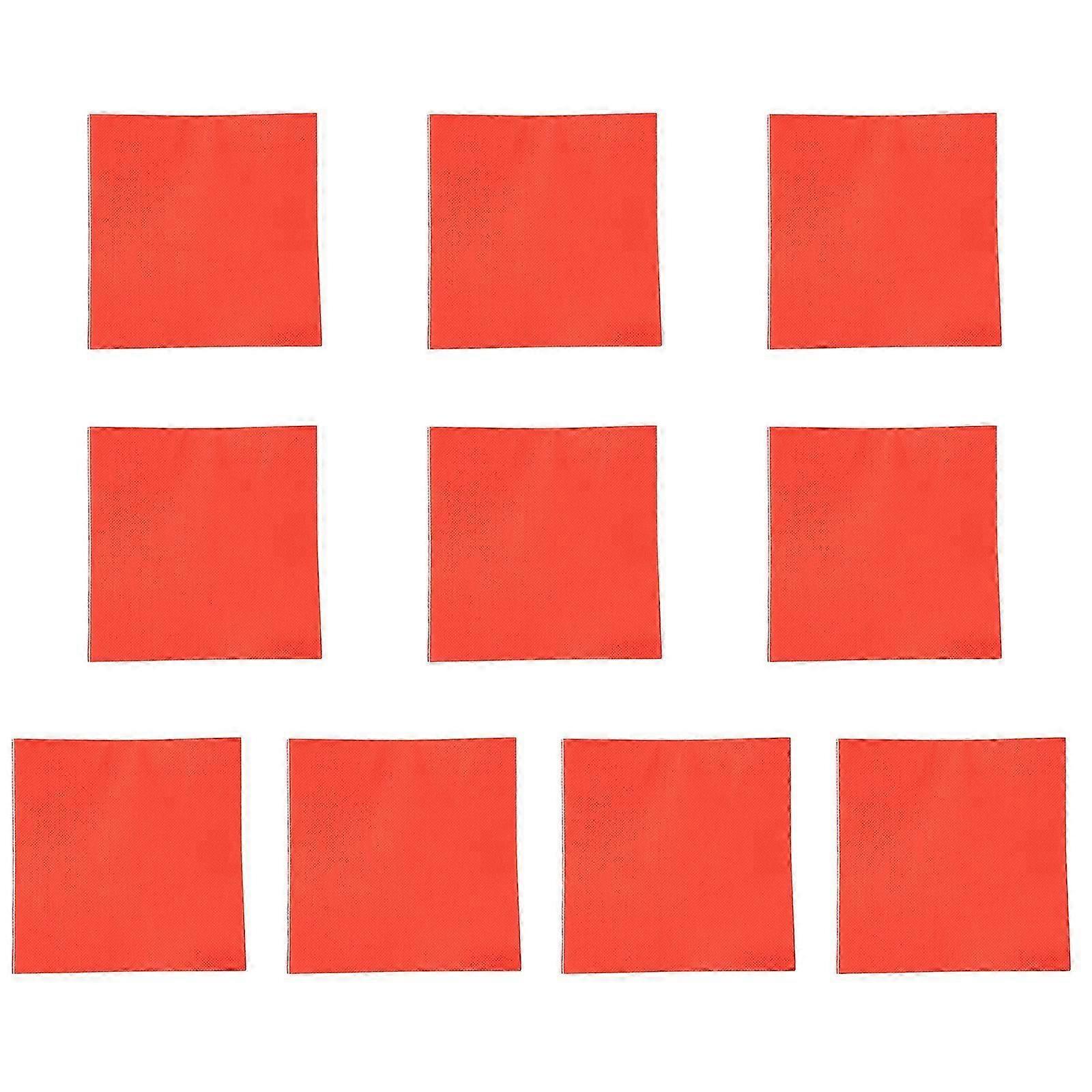 10-Pack Solid Color Paper Napkins for Restaurants & Gatherings