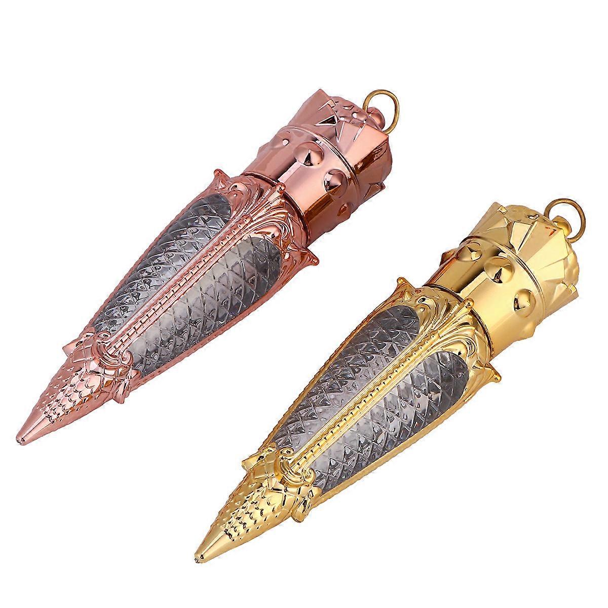 Läppglansflaskor Sminkflaskor för läppoljaförvaring 2 st