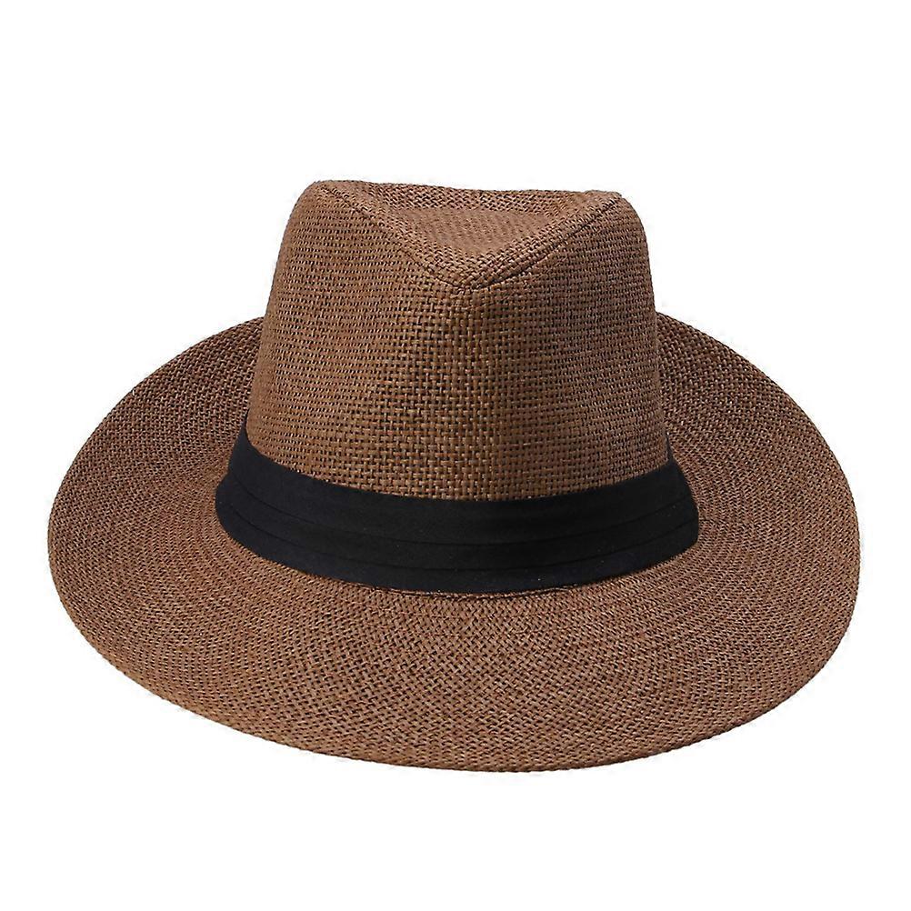 Sun Hat Foldable Hat Casual Occasion Coffee for Men 1Pcs