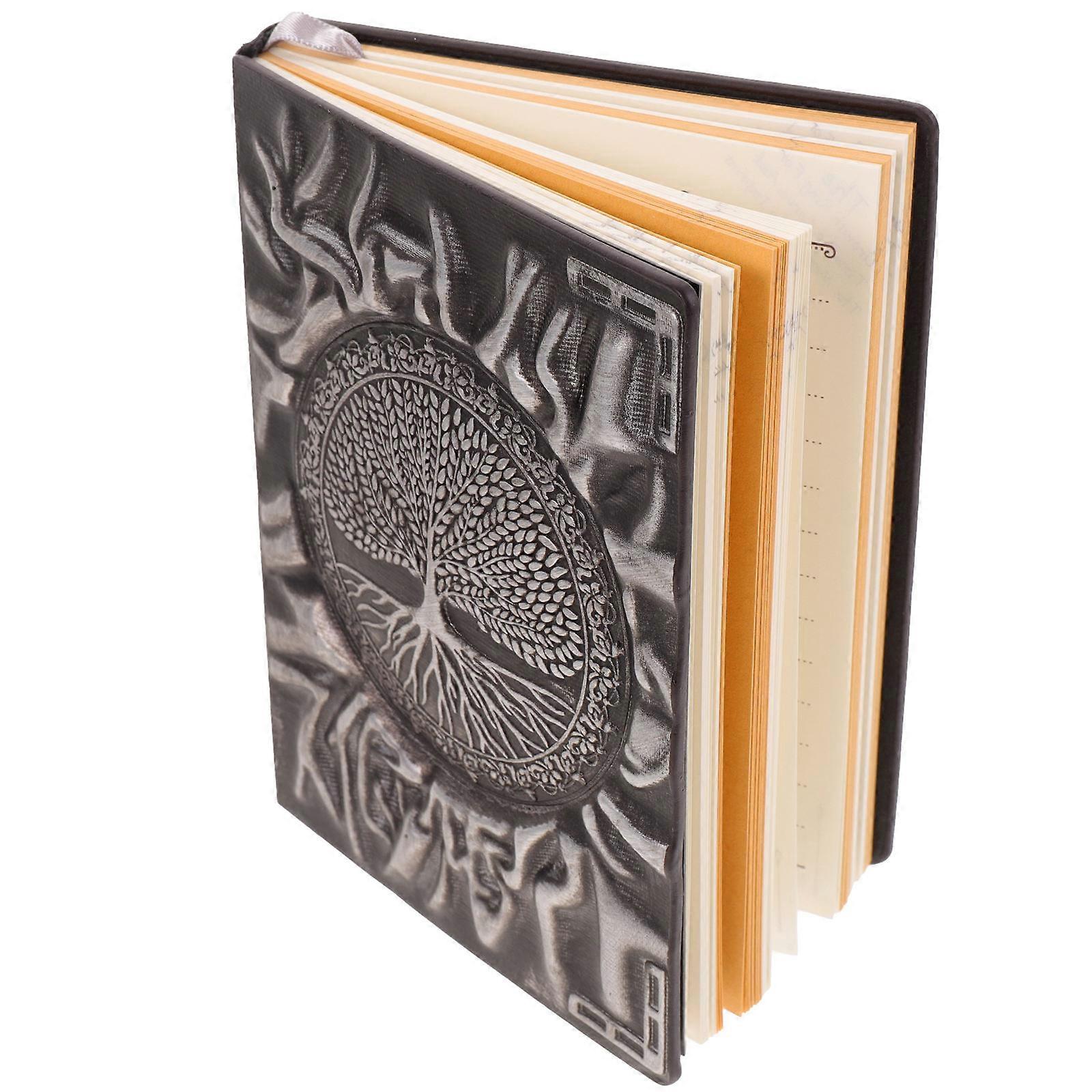 Vintage Embossment PU Notebook for Writing Use Compact and Chic