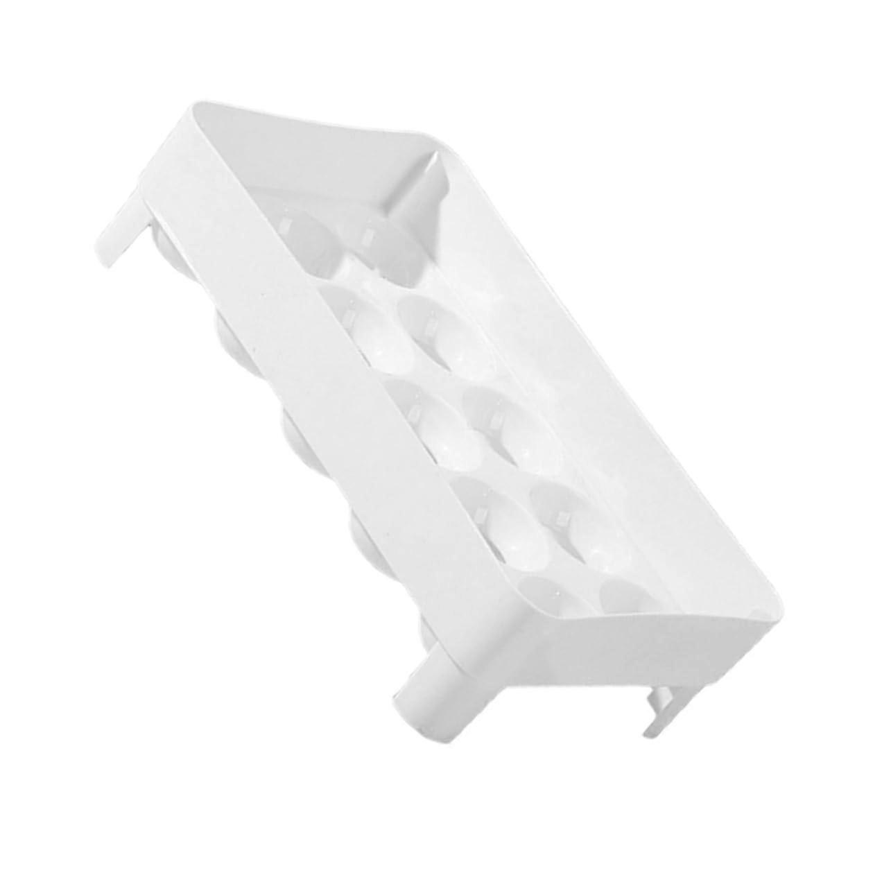 Egg Holder Tray Plastic Reusable Stackable Egg Storage Container for Fridge Keeps Eggs Fresh