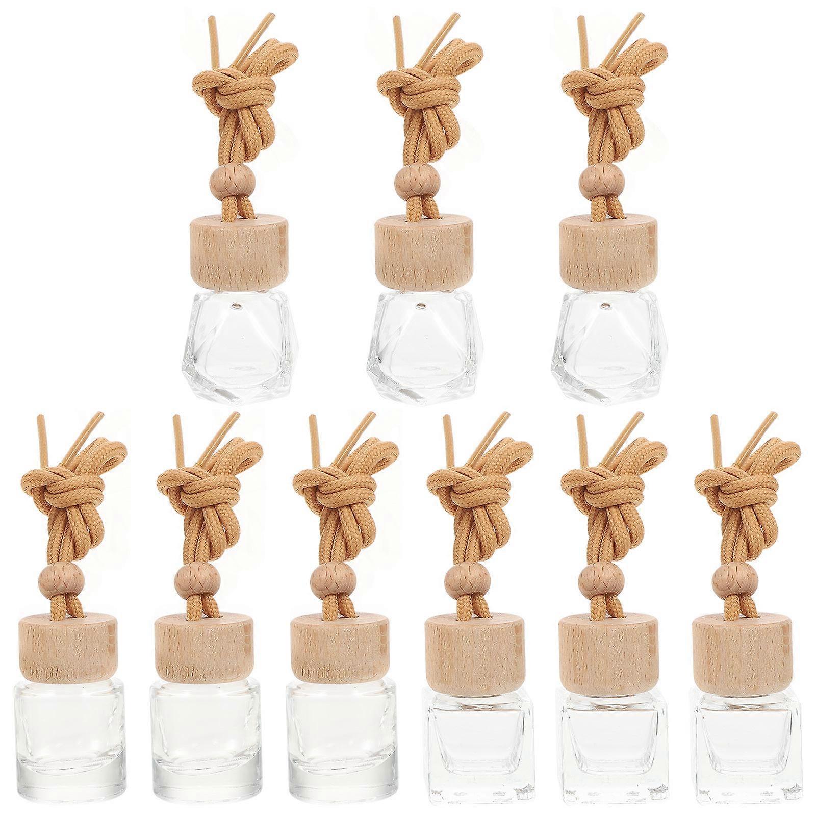 Car Aroma Diffuser Portable Fragrance Release Bottle for Storage Use 9Pcs
