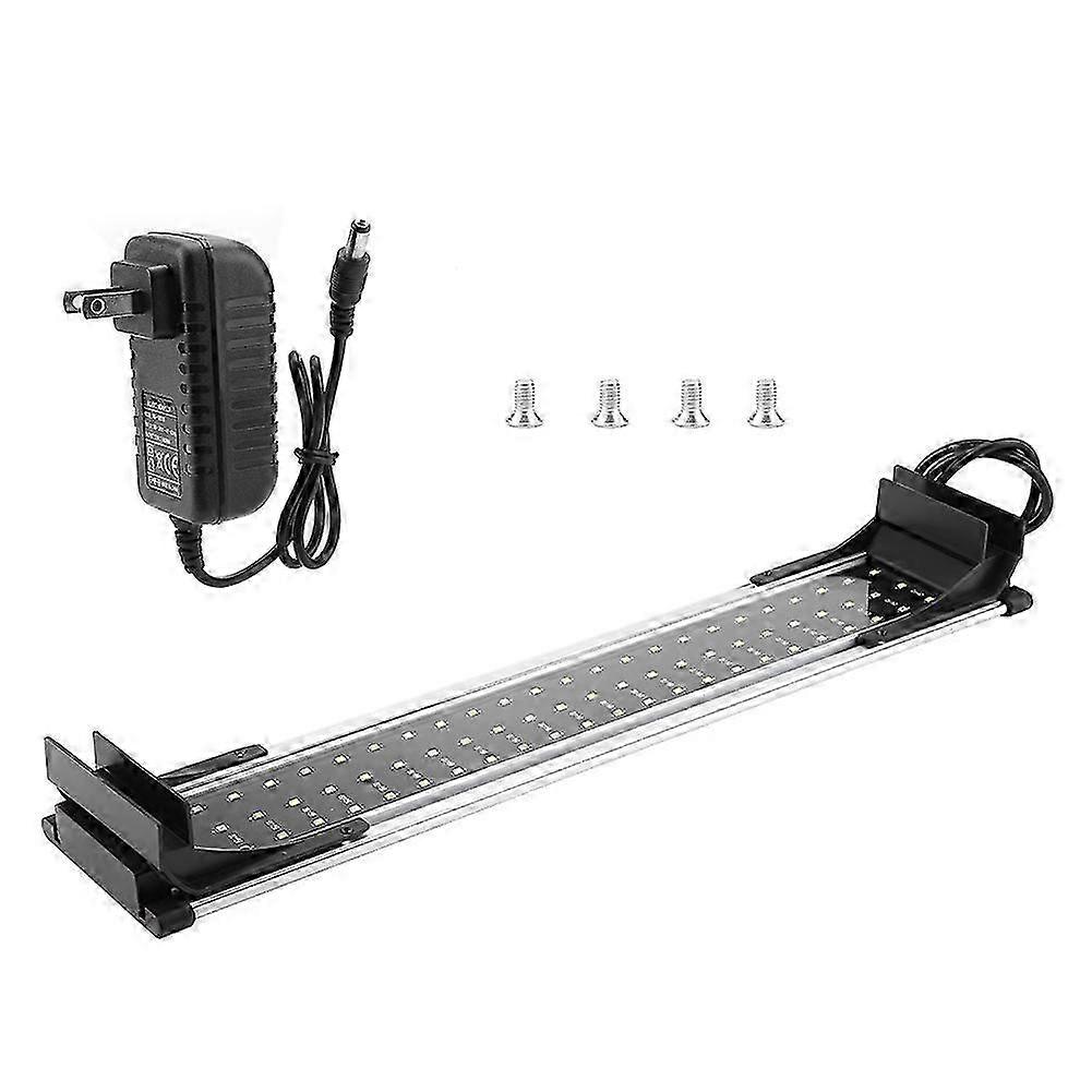 LED Extendable Luminous Fish Tank Light Bracket Lamp 100~240V 25-26