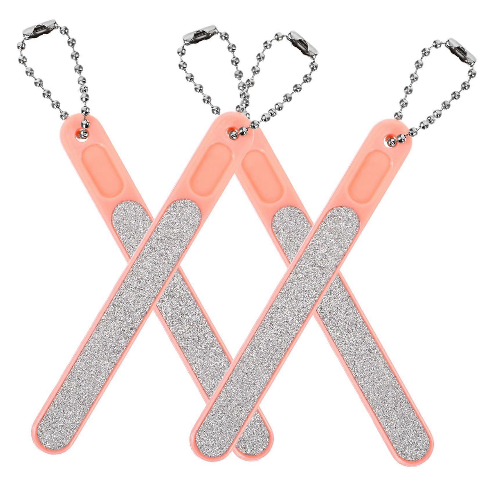 4pcs Nail File Set with Ergonomic Grip for Smooth Shaping and Durable Manicure Tools