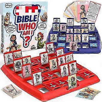 „Wer bin ich?“-Brettspiel für Kinder, 24 biblische Figuren mit Lebensgeschichten und Bibelversen, B