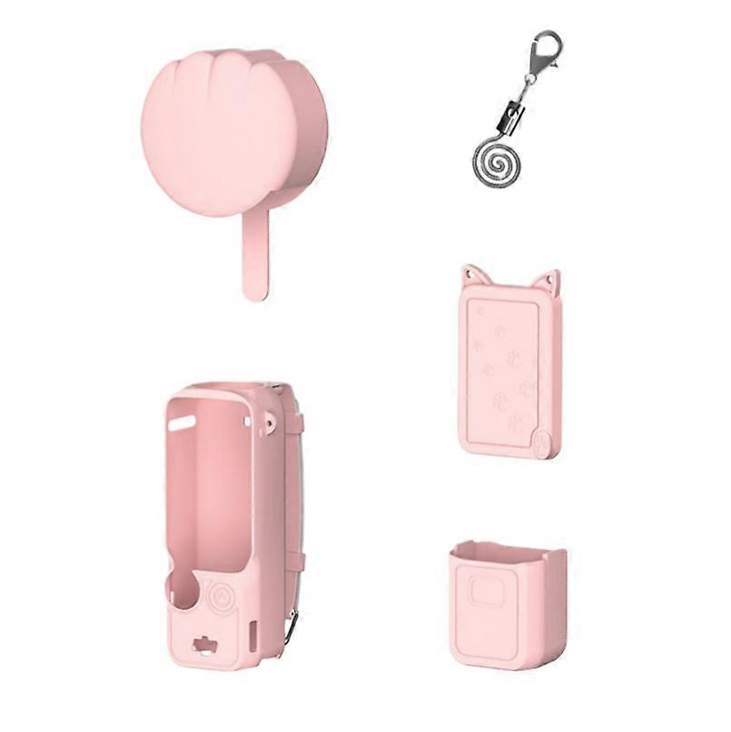 Silicone Case Protective Cover for DJI Osmo Pocket 3 1set Pink