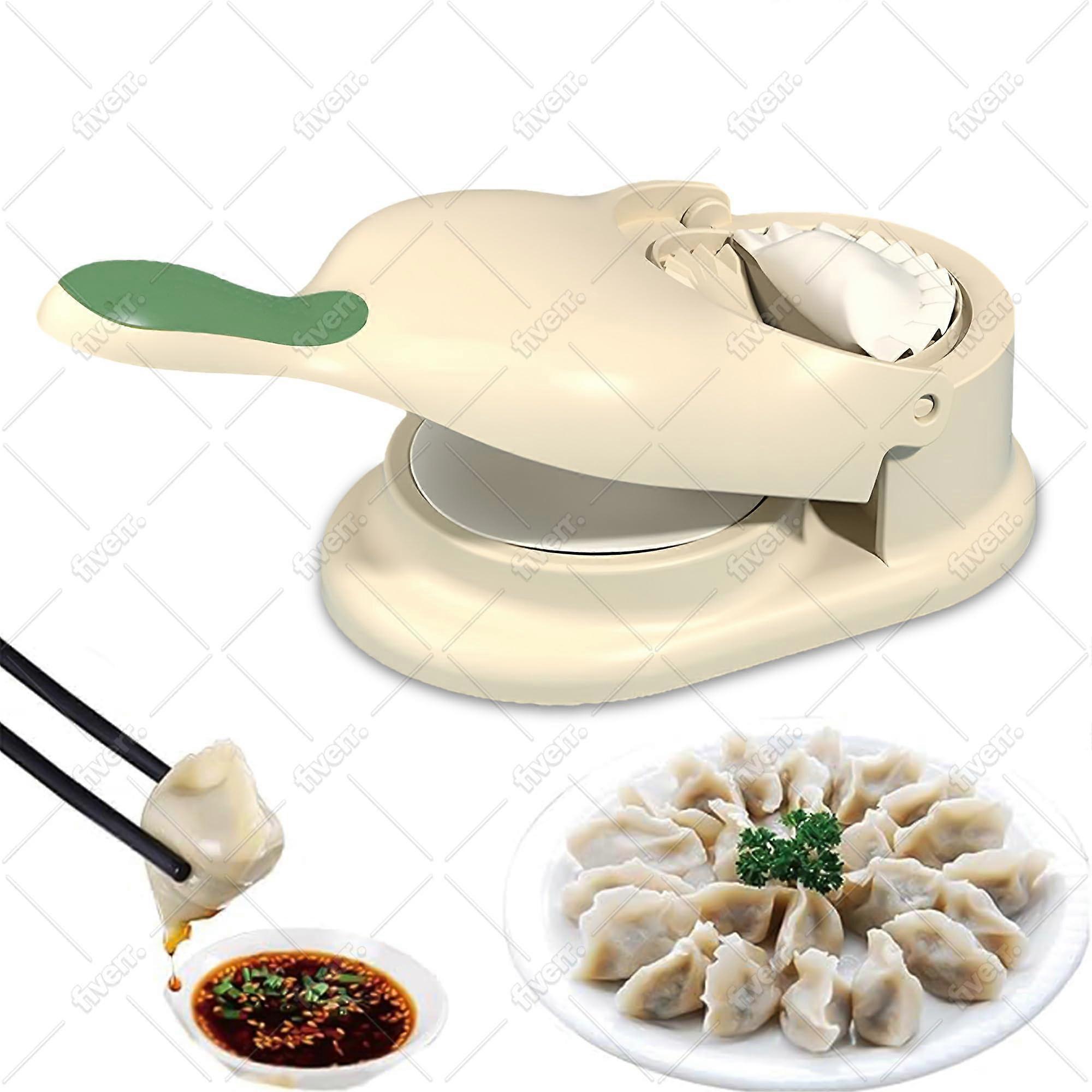 Manual 2in1 Dumpling Maker Press with Ergonomic Handle for Easy Wrapping and Sealing Pastries