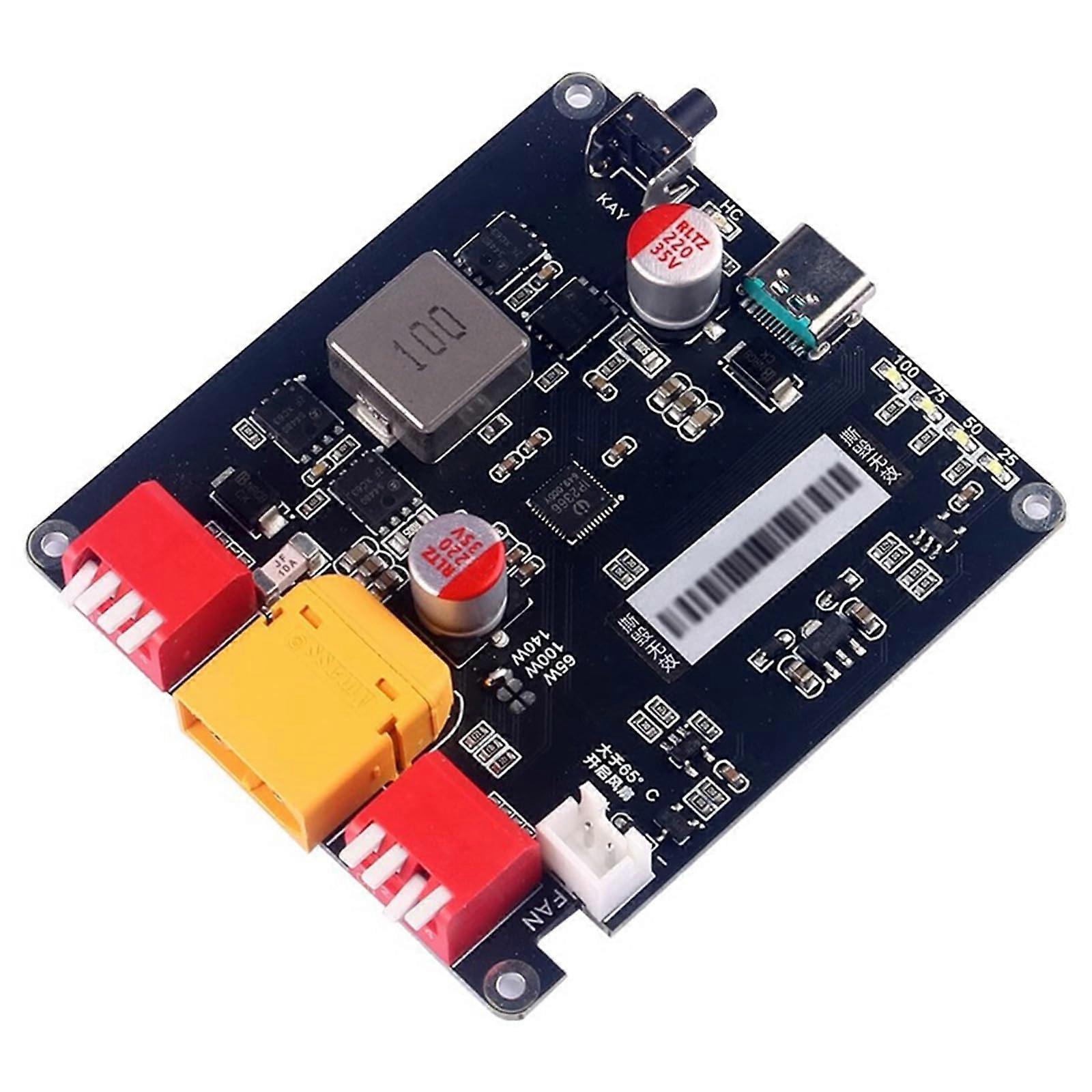 140W Bidirectional Fast Charging Board for 26S Batteries with Adjustable Voltage and Temp Control