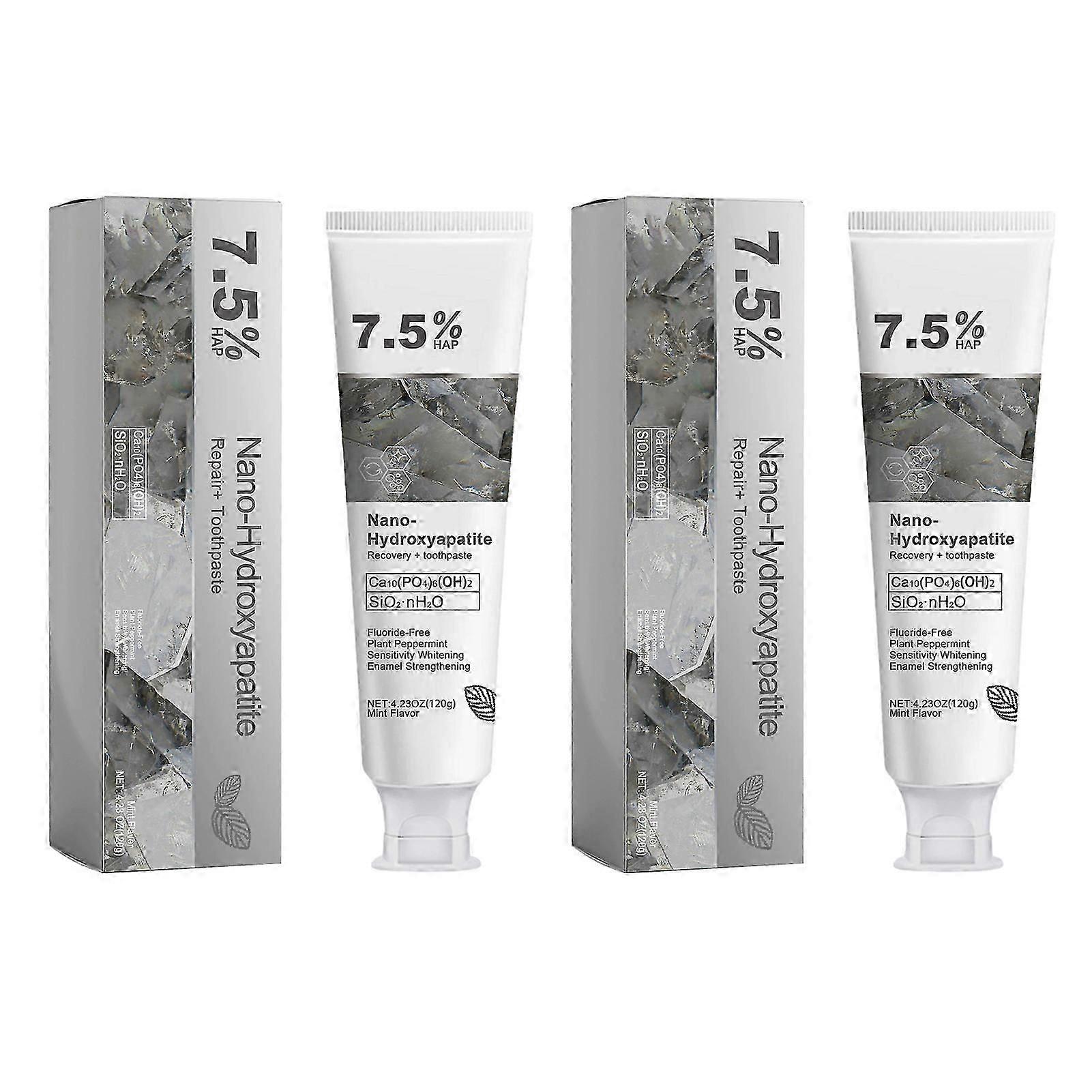 7.5% Nano-Hydroxyapatite Toothpaste Remove Coffee Tea Stains Toothpaste for Hotel Bathroom