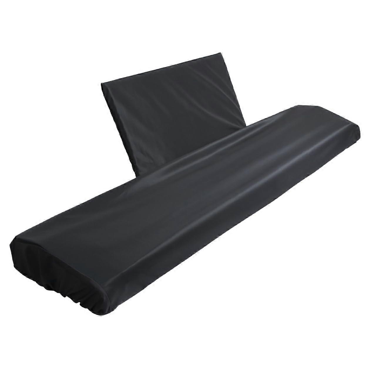 Black Waterproof Piano Keyboard Cover Dustproof Durable Digital Piano Protector for Sunlight