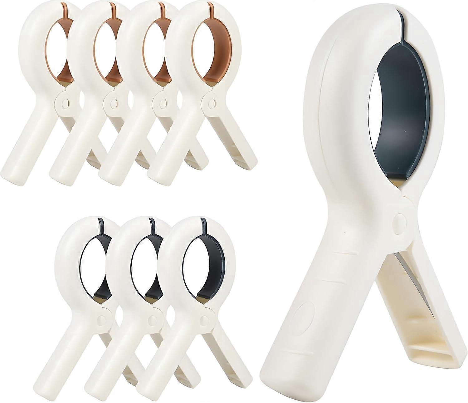 8-pack large clothes clips, towel clips, beach towel clips