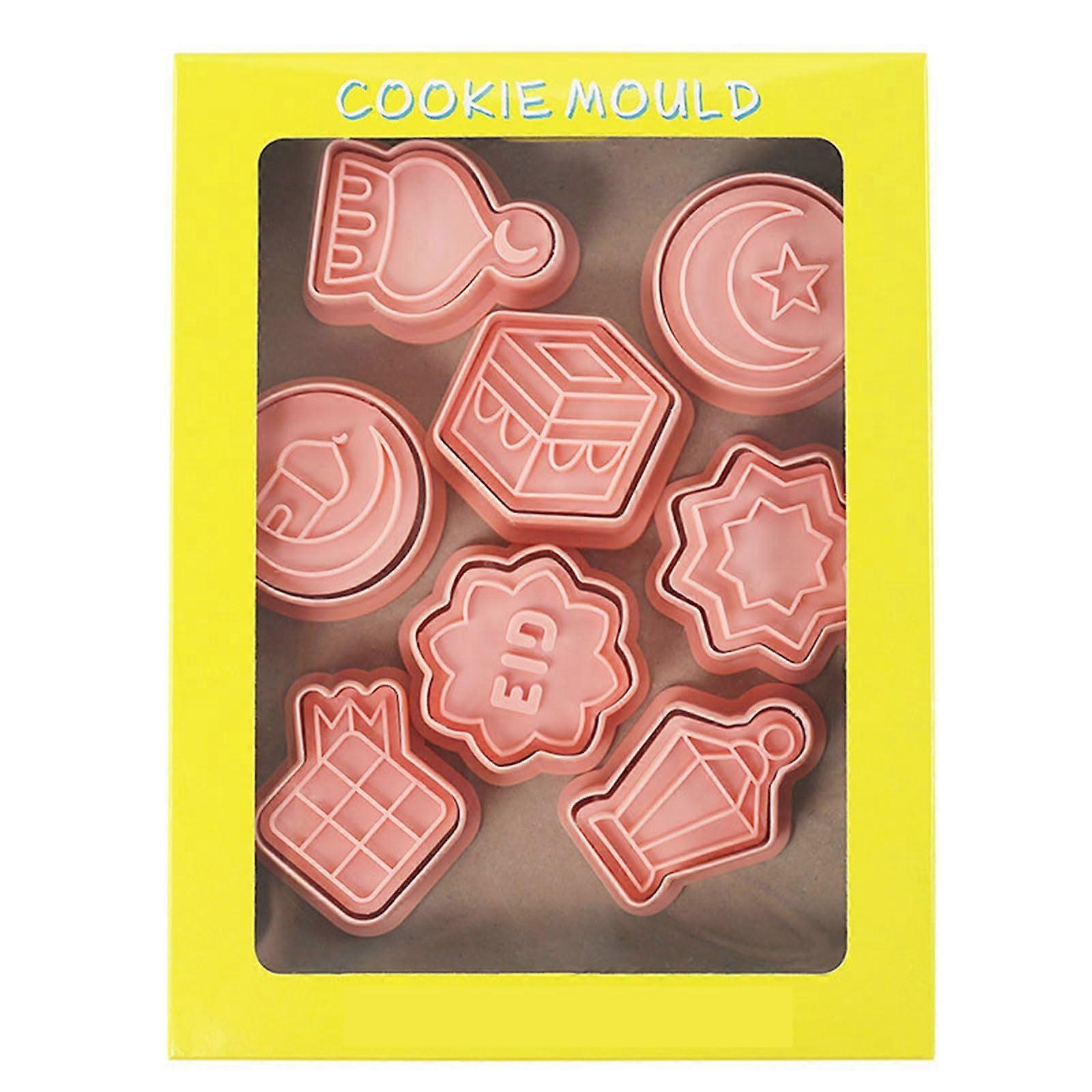 Cookie Cutters Set 8pcs Baking Molds for Biscuits Fondant Cake Decorating