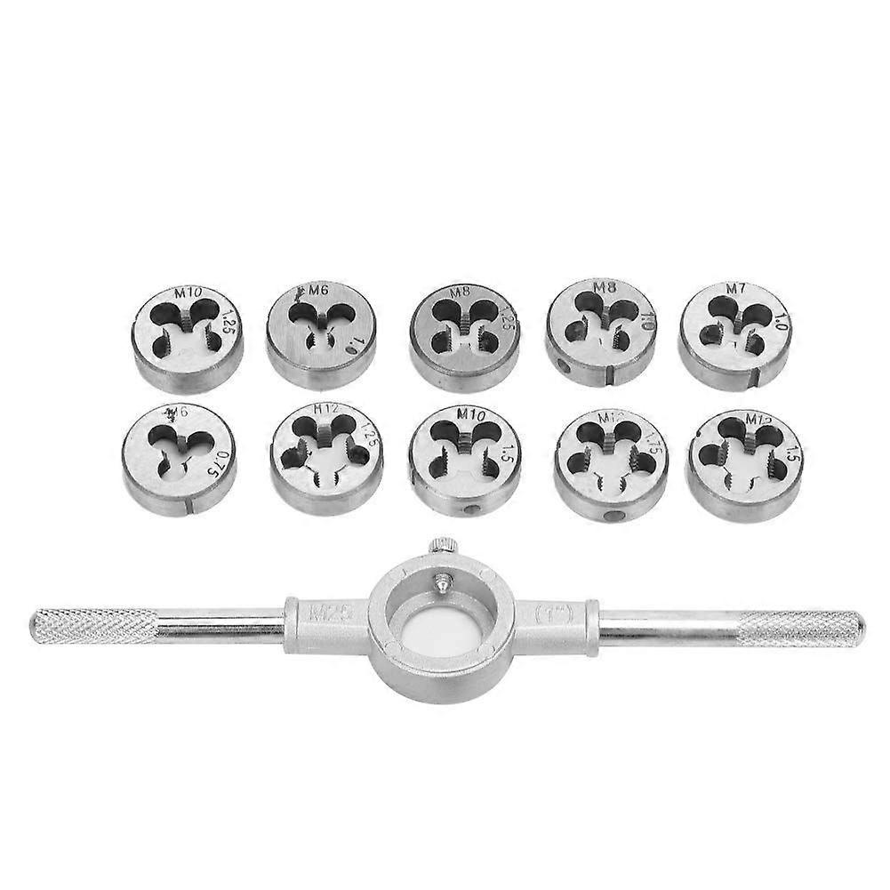 Threading die set, complete craft kit, includes threading tools and accessories.
