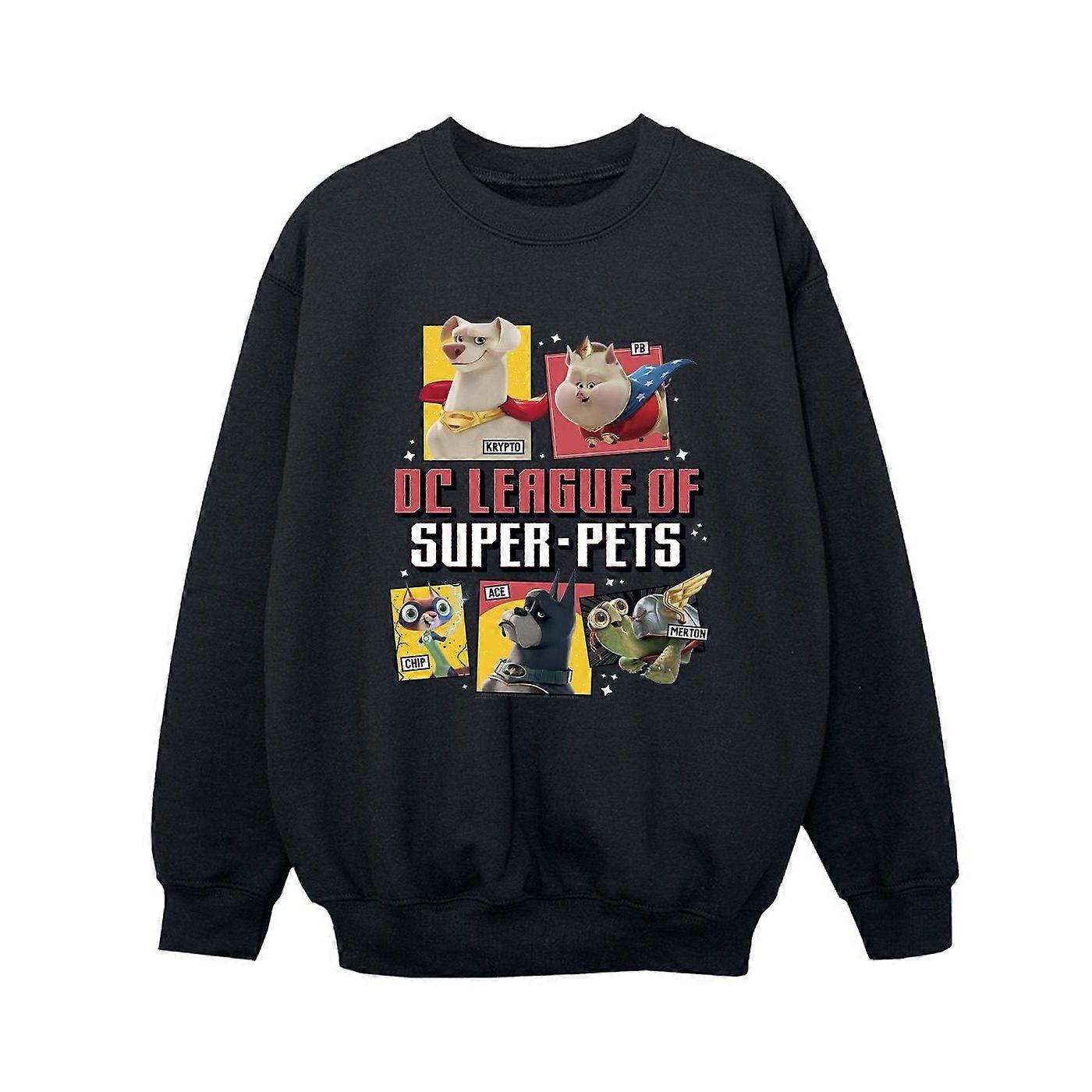 DC Comics Jongens DC League Van Super-Pets Profiel Sweatshirt