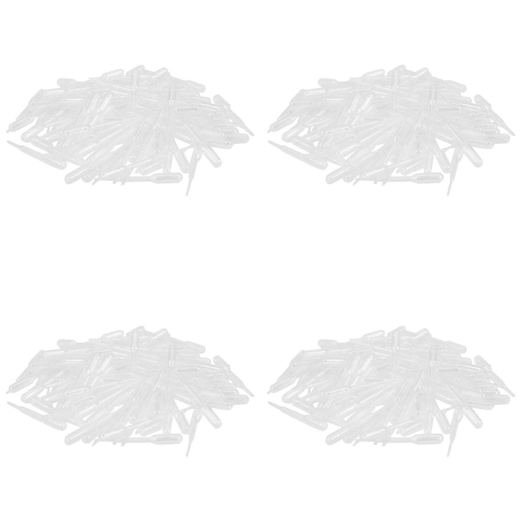 400PCS Graduated Pipettes Dropper Polyethylene (0.2Ml)
