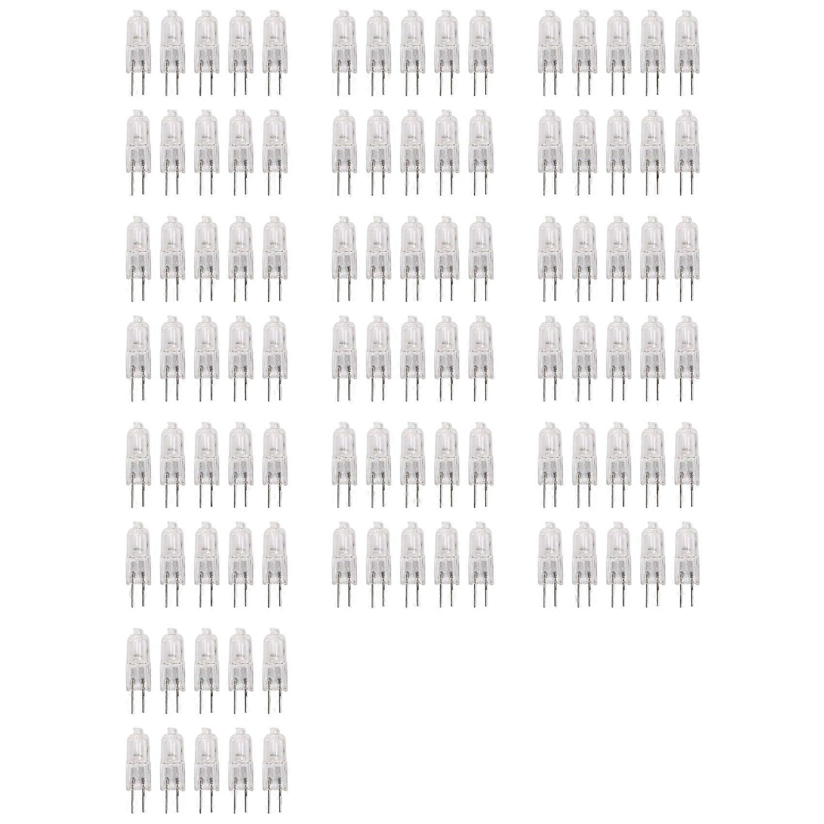 100 X G4 Halogen Light Lamp Lighting 10W Warm White