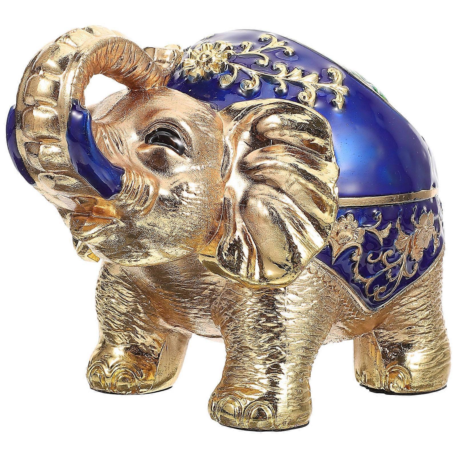 Creative Elephant Ashtray Metal Ash Container for Home Use 1Pcs Design