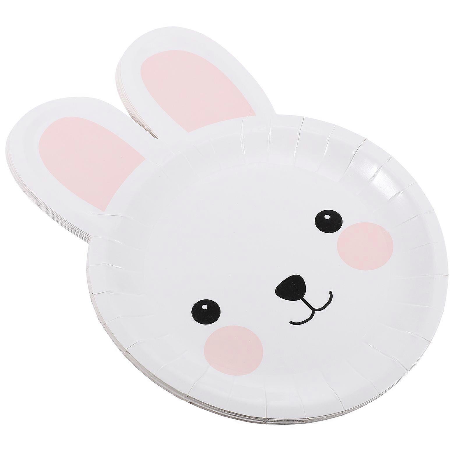 Rabbit Paper for Party 8Pcs Easter Bunny Birthday