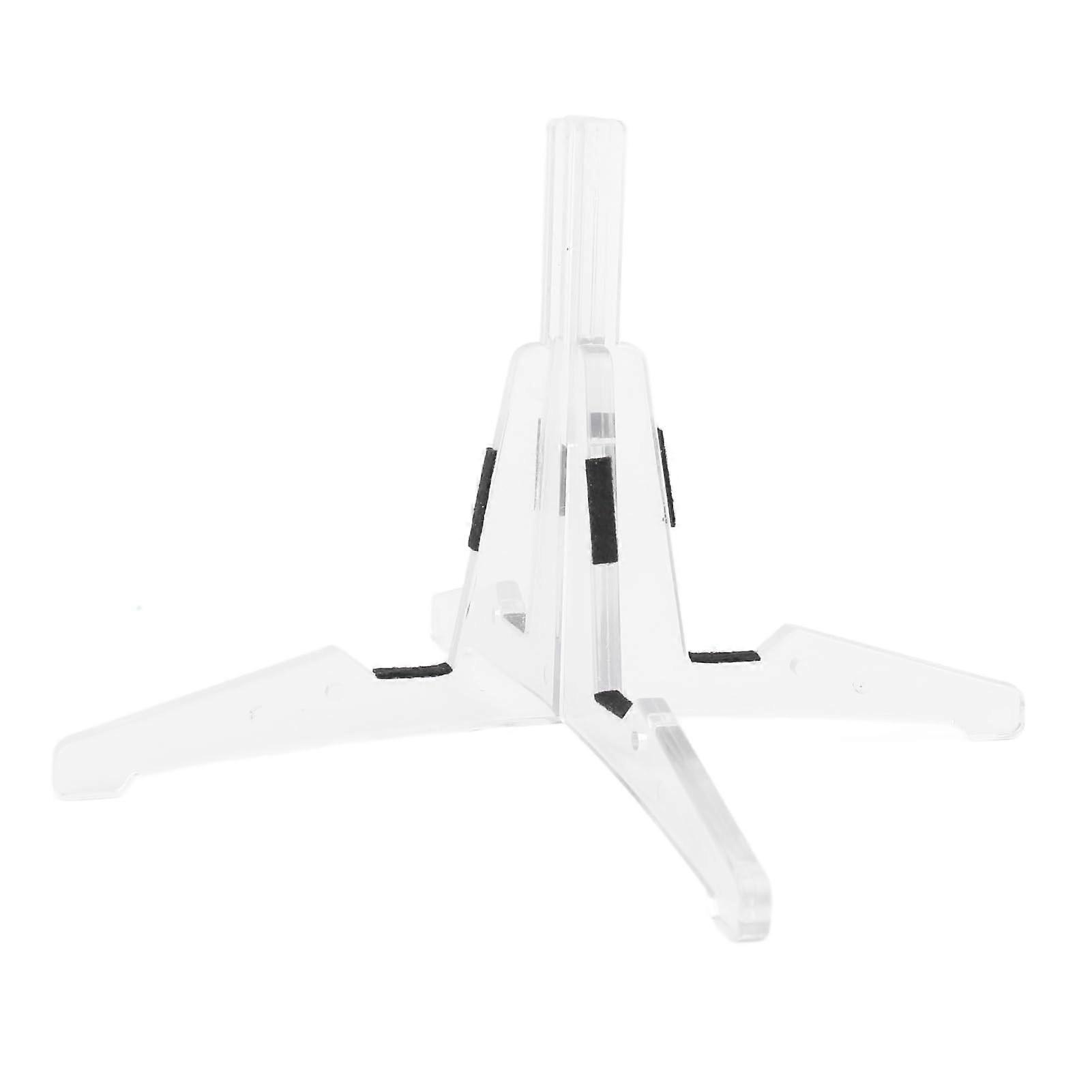 Transparent 4Leg Clarinet Stand ABS Holder for Flute Support Versatile Clear Display