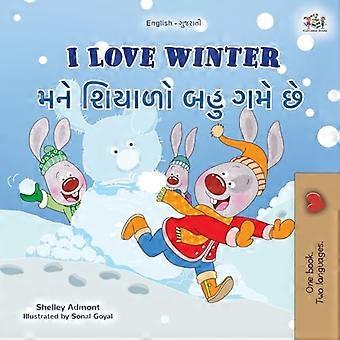 I Love Winter (Libro Infantil Bilingüe Inglés Gujarati) (Colección Bilingüe Inglés Gujarati)