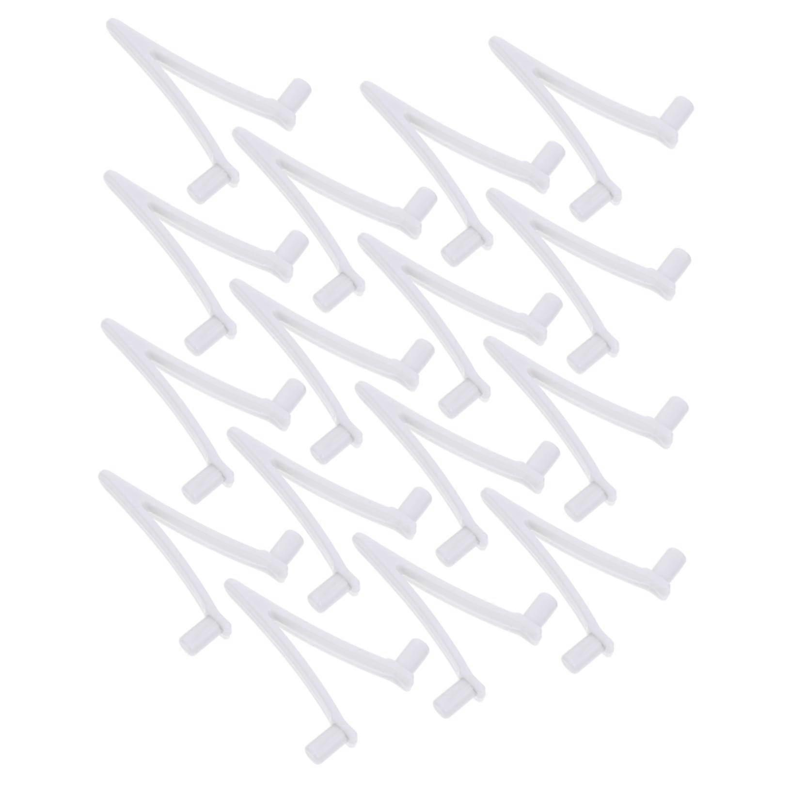 Pool Pole Replacement Clips 24Pcs Durable V Clips for Skimmer Nets and Brush Attachments