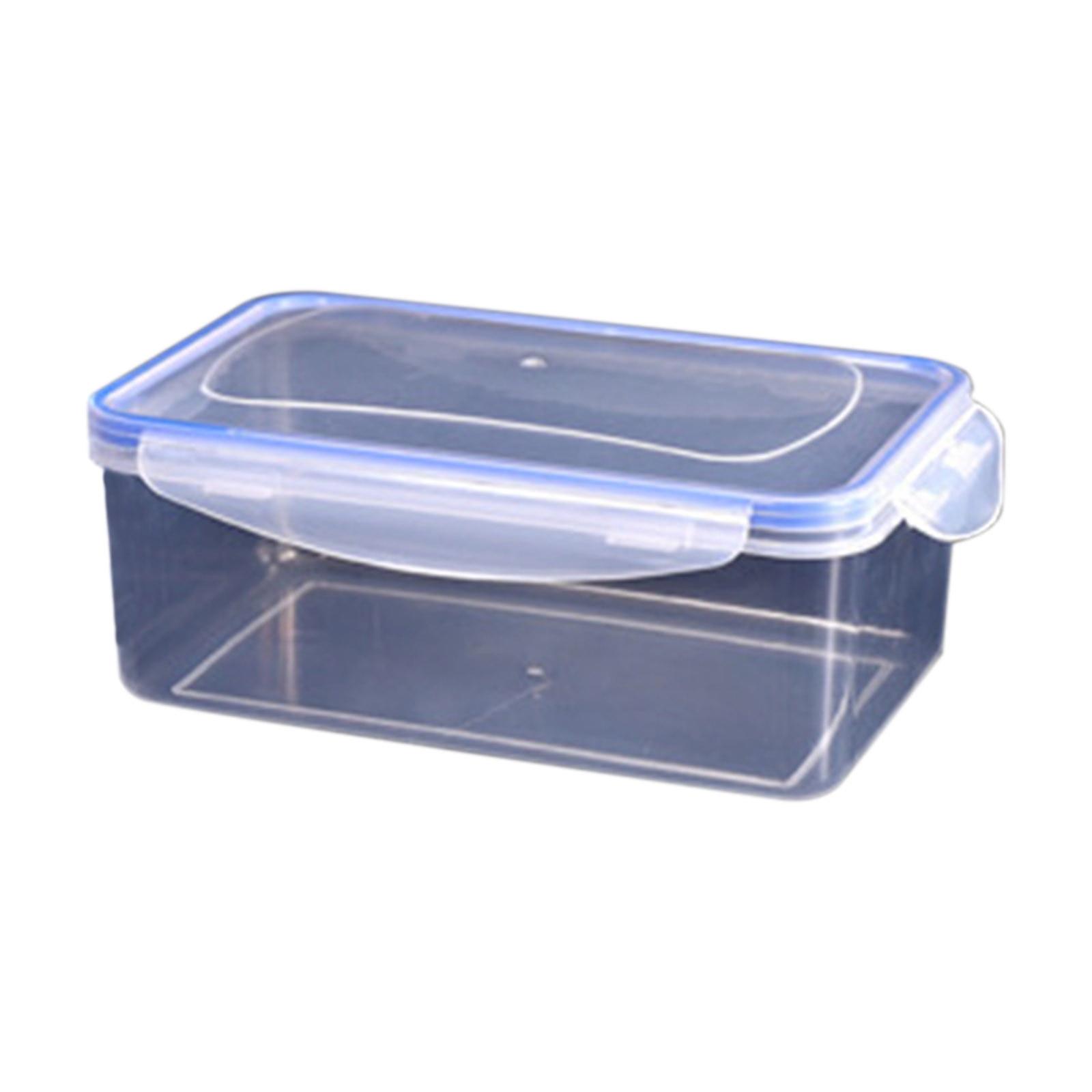 Airtight Rectangular Food Storage Containers, Leakproof Locking Lids, Dishwasher Safe, Compatible with Kitchen Refrigerators