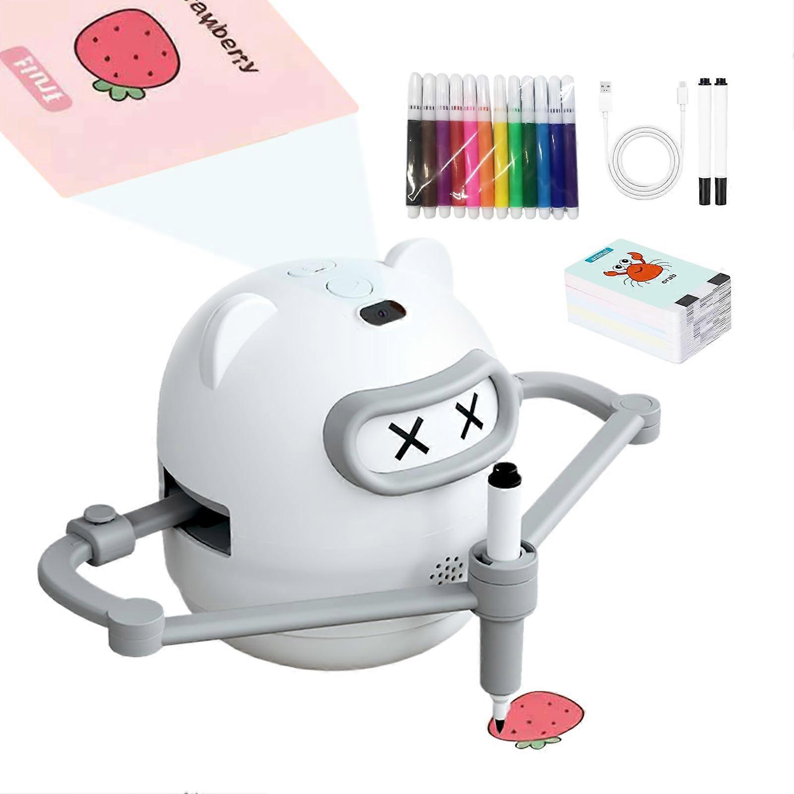 Kids Programmable Drawing Robot for Screen STEM Learning, Six Modes Educational Art Kit