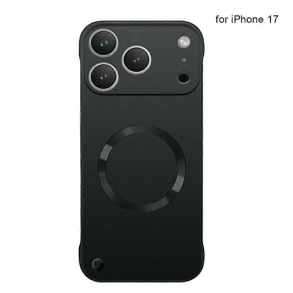 Matte Magnetic Frameless Protective Case for 17 / pro/pro max/air