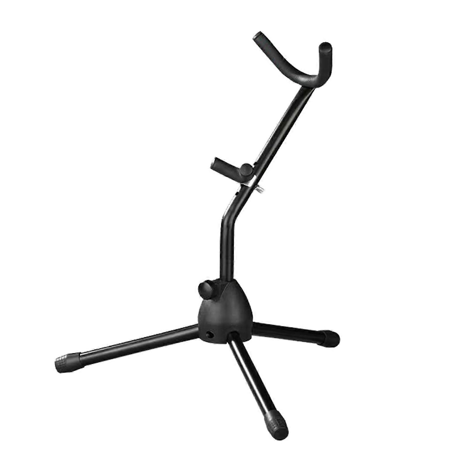 Adjustable Height Foldable Saxophone Stand for Alto and Tenor, Quick Setup Holder